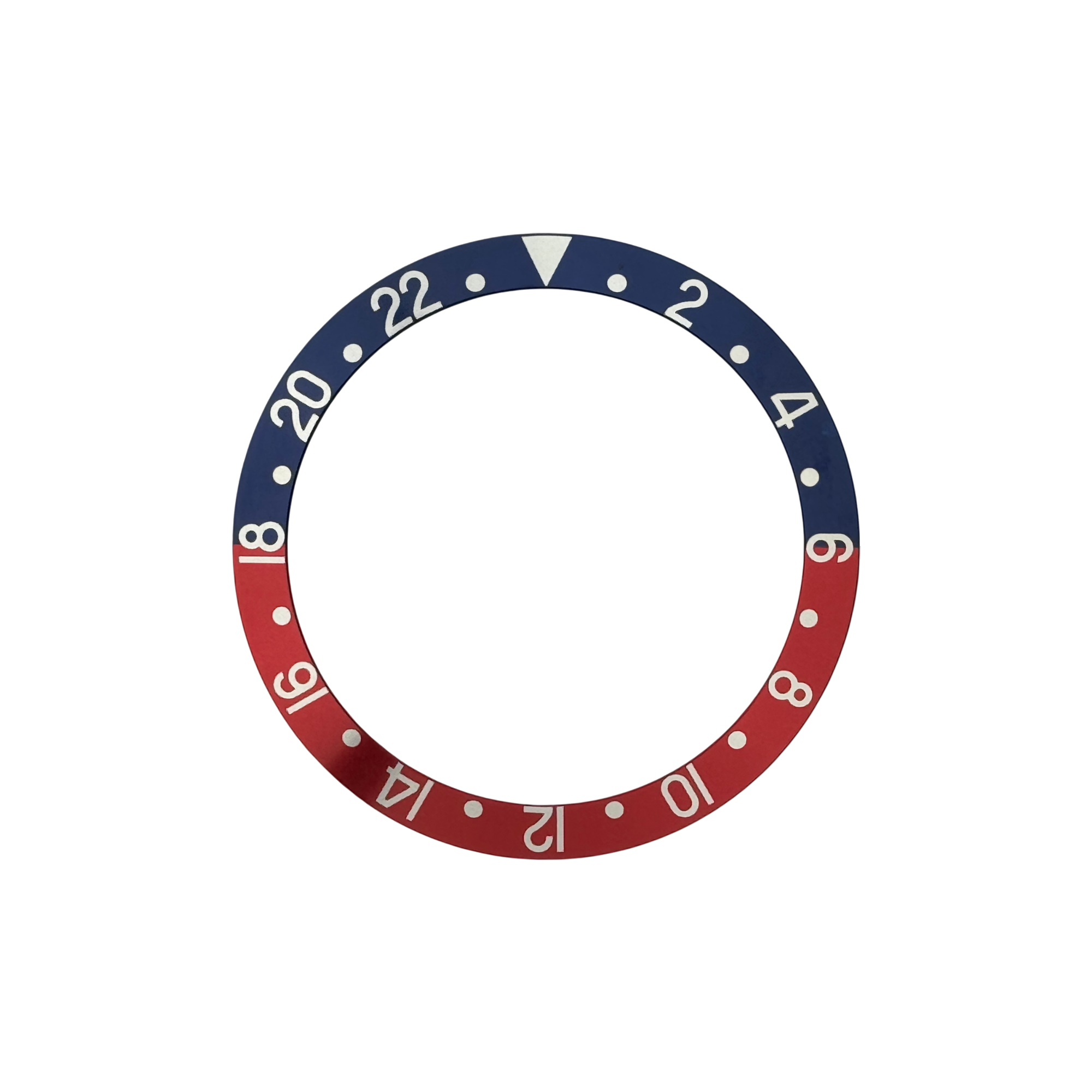 Rolex GMT-Master Pepsi Inlay Insert Bezel Lünette Ref. 16760, 16700, 16710
