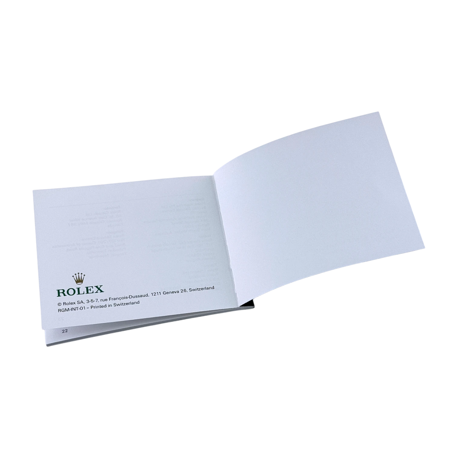 Rolex Garantiehandbuch guarantee manual worldwide service booklet