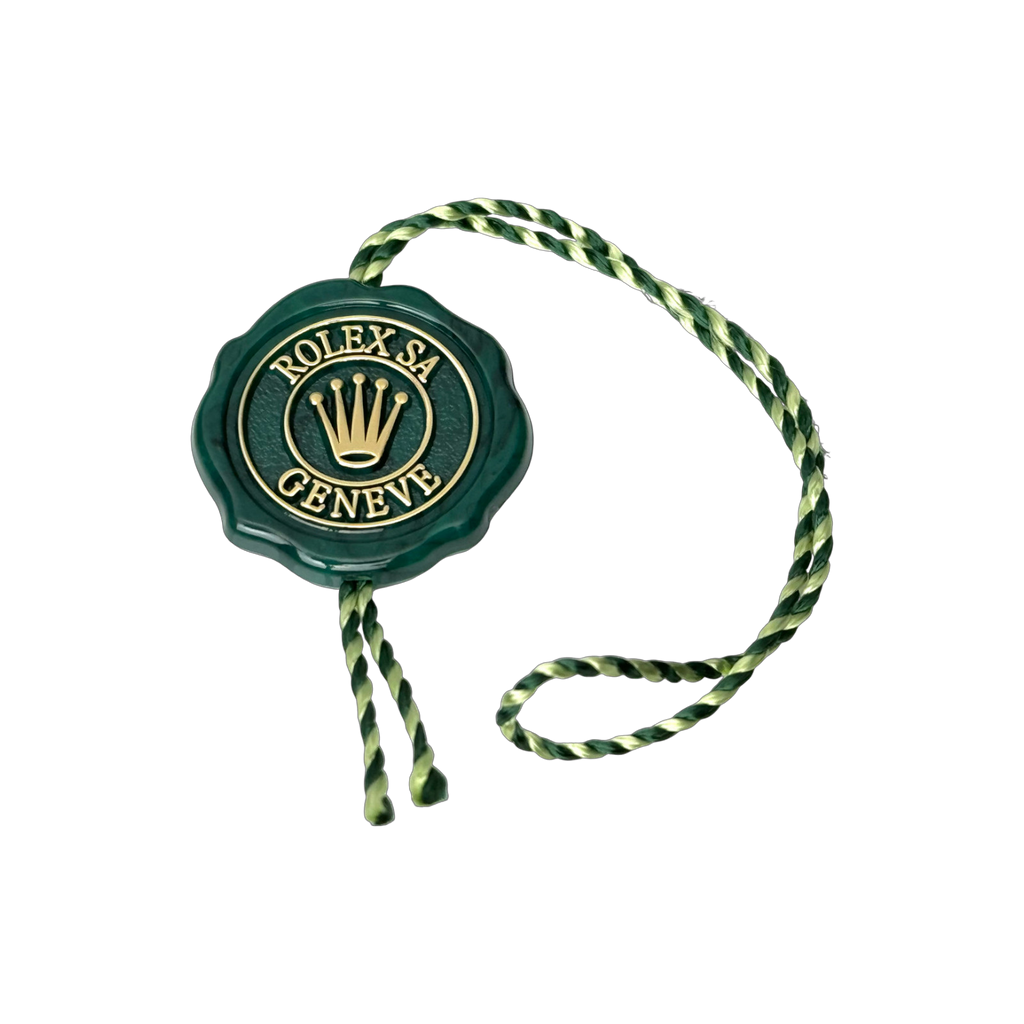 Rolex Hologram Hang Tag Seal Chronometer Superlative Certified Seal Green