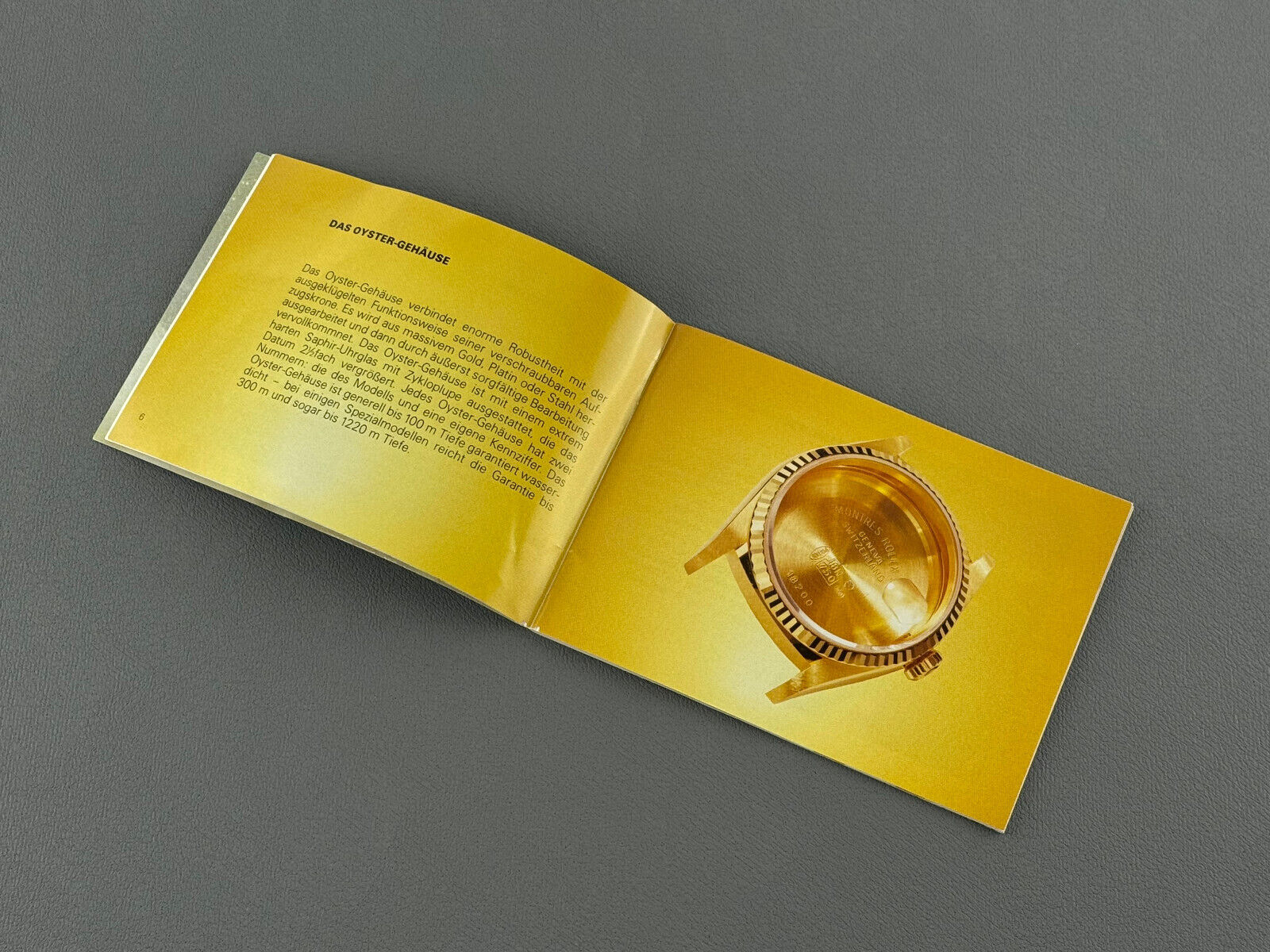 Your Rolex Oyster Booklet German 1992