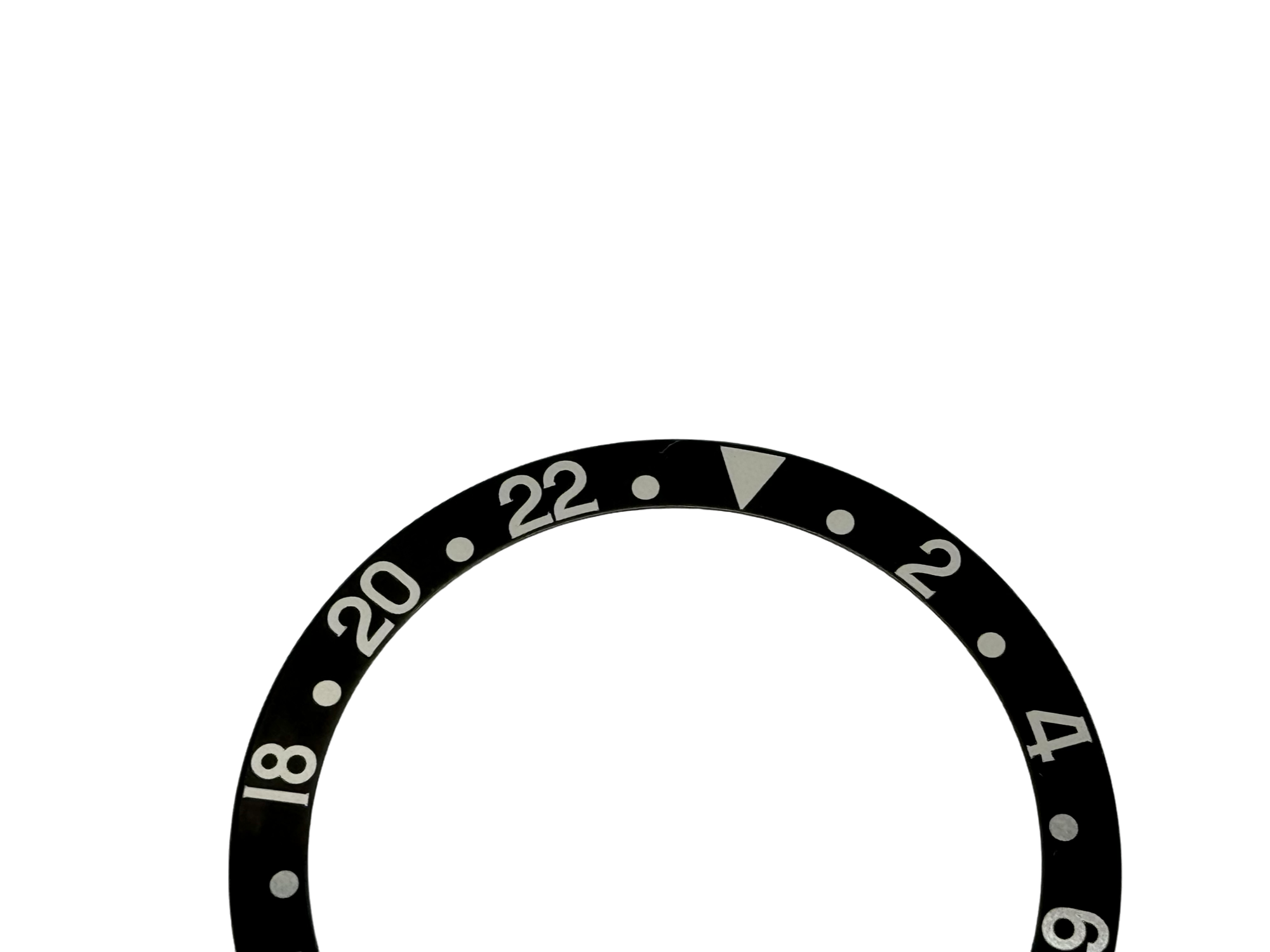 Rolex Lünette GMT-Master 16710 16700 Schwarz Serif