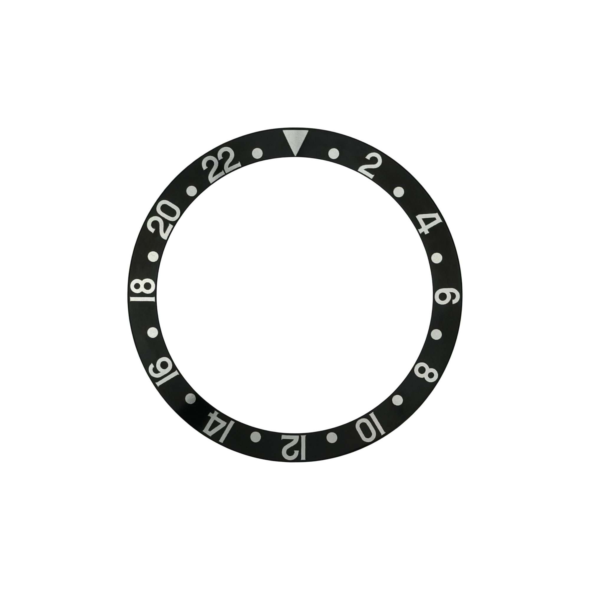 Rolex Lünette GMT-Master 16710 16700 Schwarz Serif