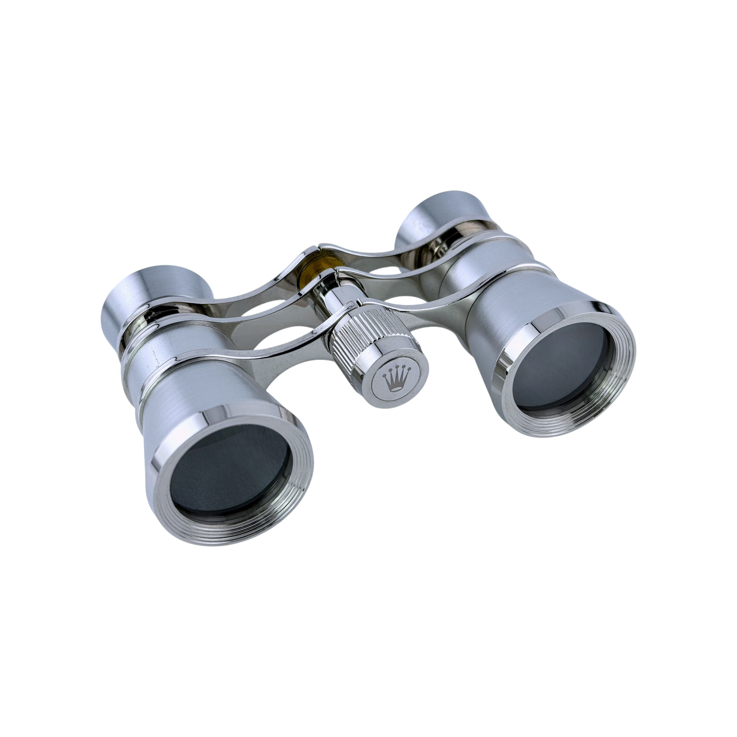 Rolex Opernglas Fernglas Theaterglas Silber Edelstahl