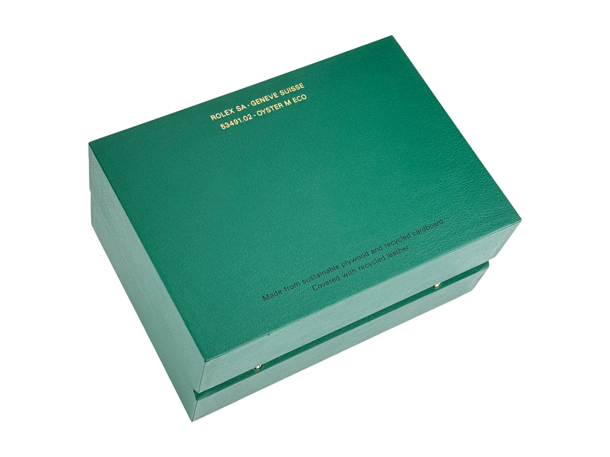 Rolex Oyster M Eco Uhrenbox 2025 Box Grün watch box green Ref. 53491.02