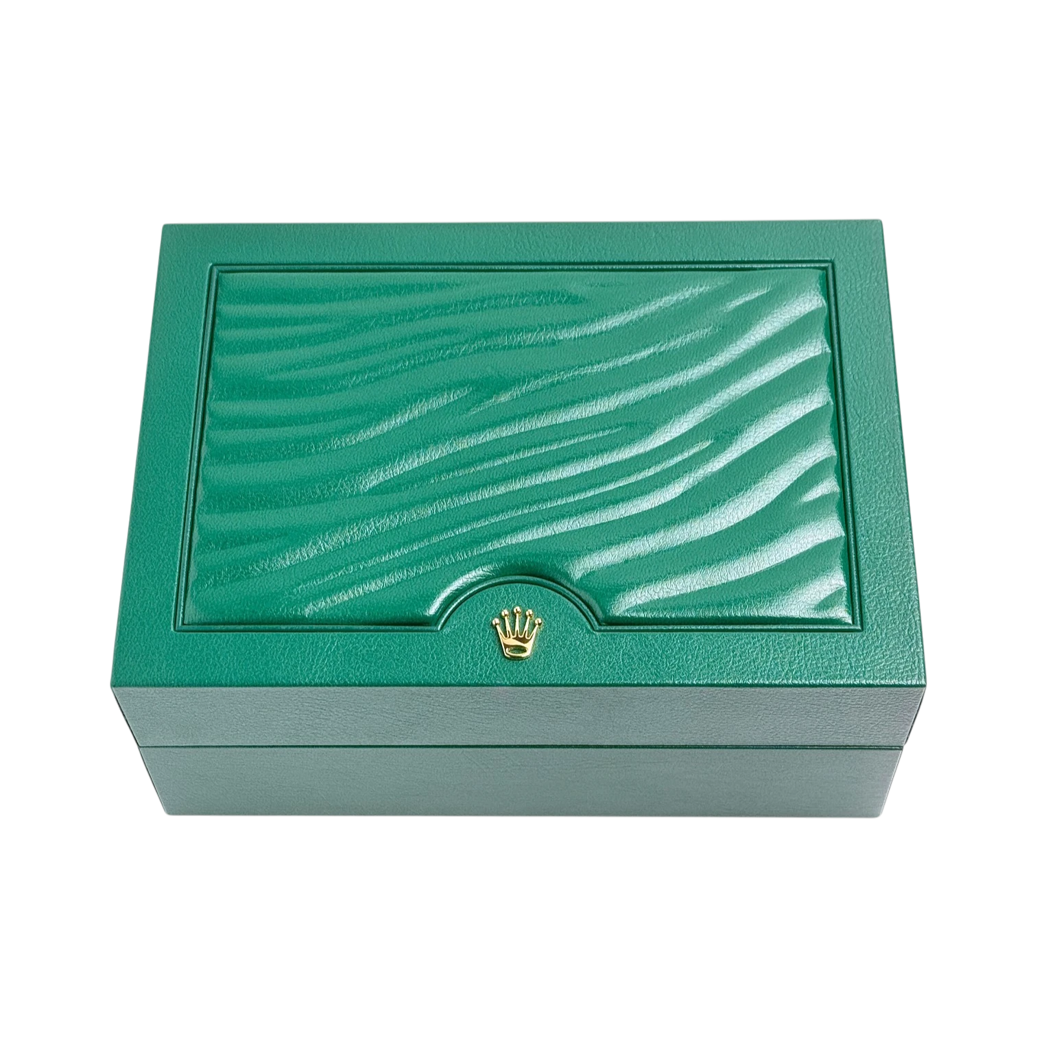 Rolex Oyster M Uhrenbox Grün/Beige - Box mit Umkarton Ref. 39139.04