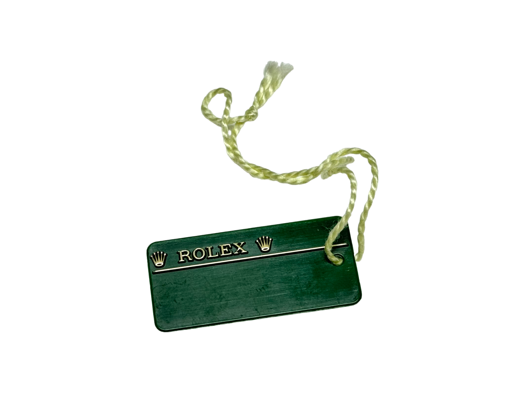 Rolex Oyster Perpetual 31 Ref. 177200 Oyster Swimpruf Hang Tag Anhänger Grün