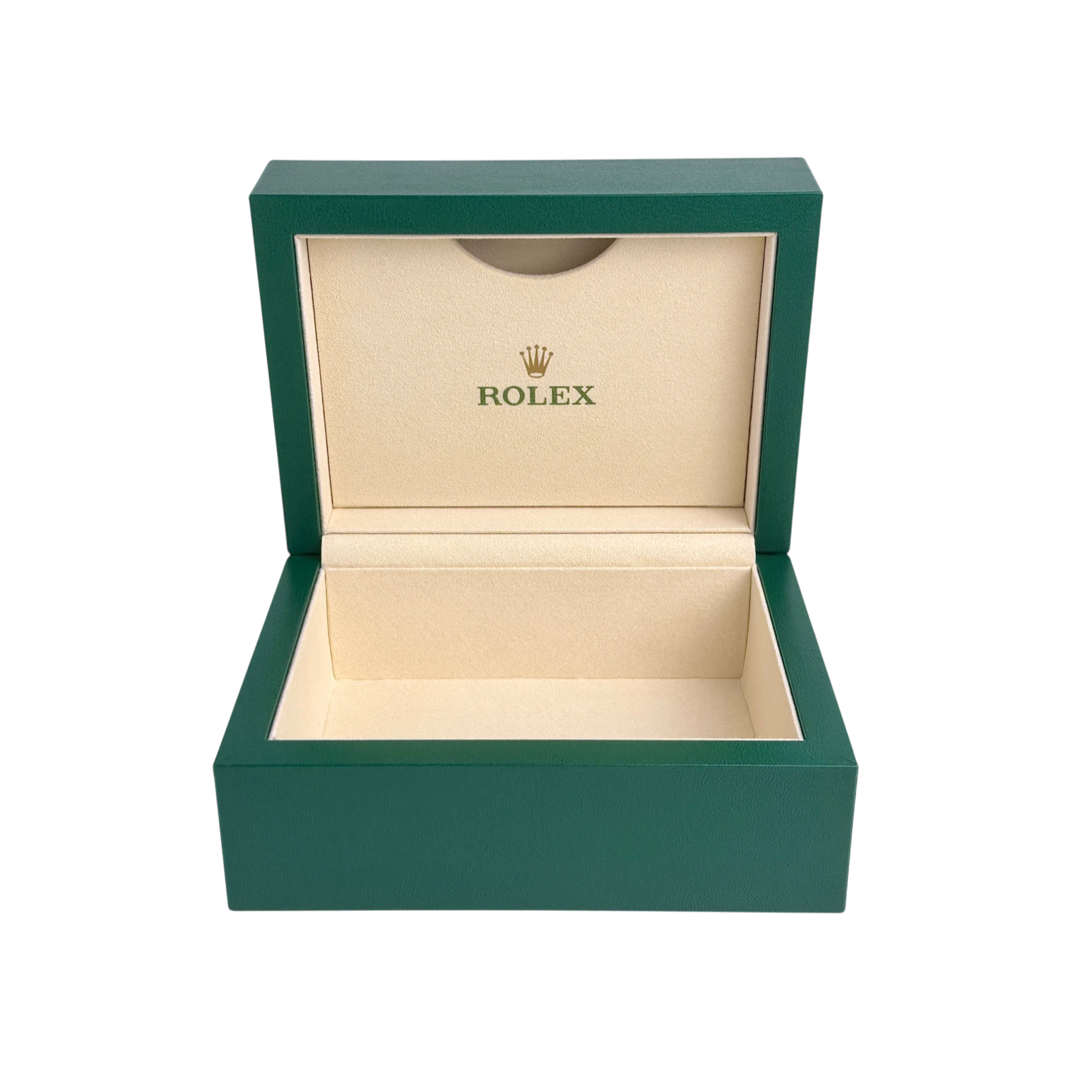 Rolex Oyster S Uhrenbox Box Umkarton Grün/Beige watch box green