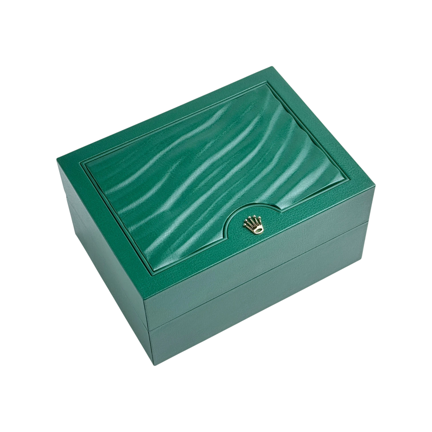 Rolex Oyster S Uhrenbox Box Umkarton Grün/Beige watch box green