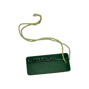 Rolex Oyster Swimpruf Hang Tag blank Green