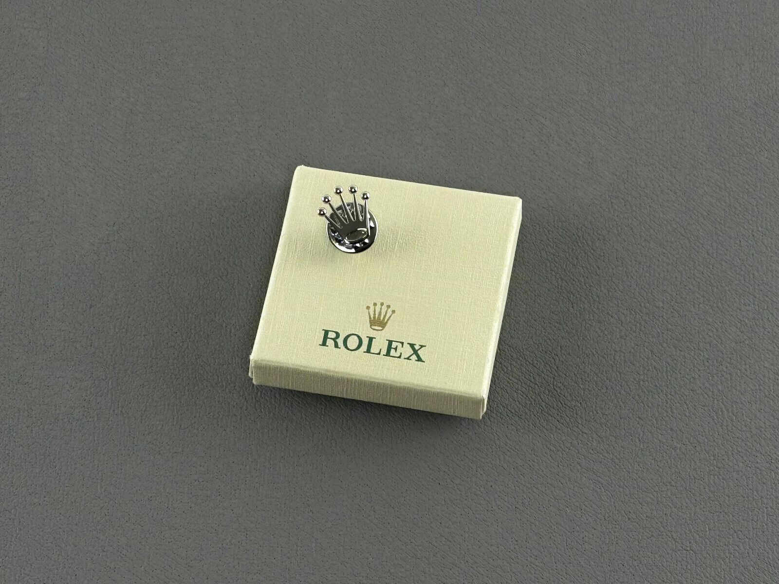 Rolex pin silver