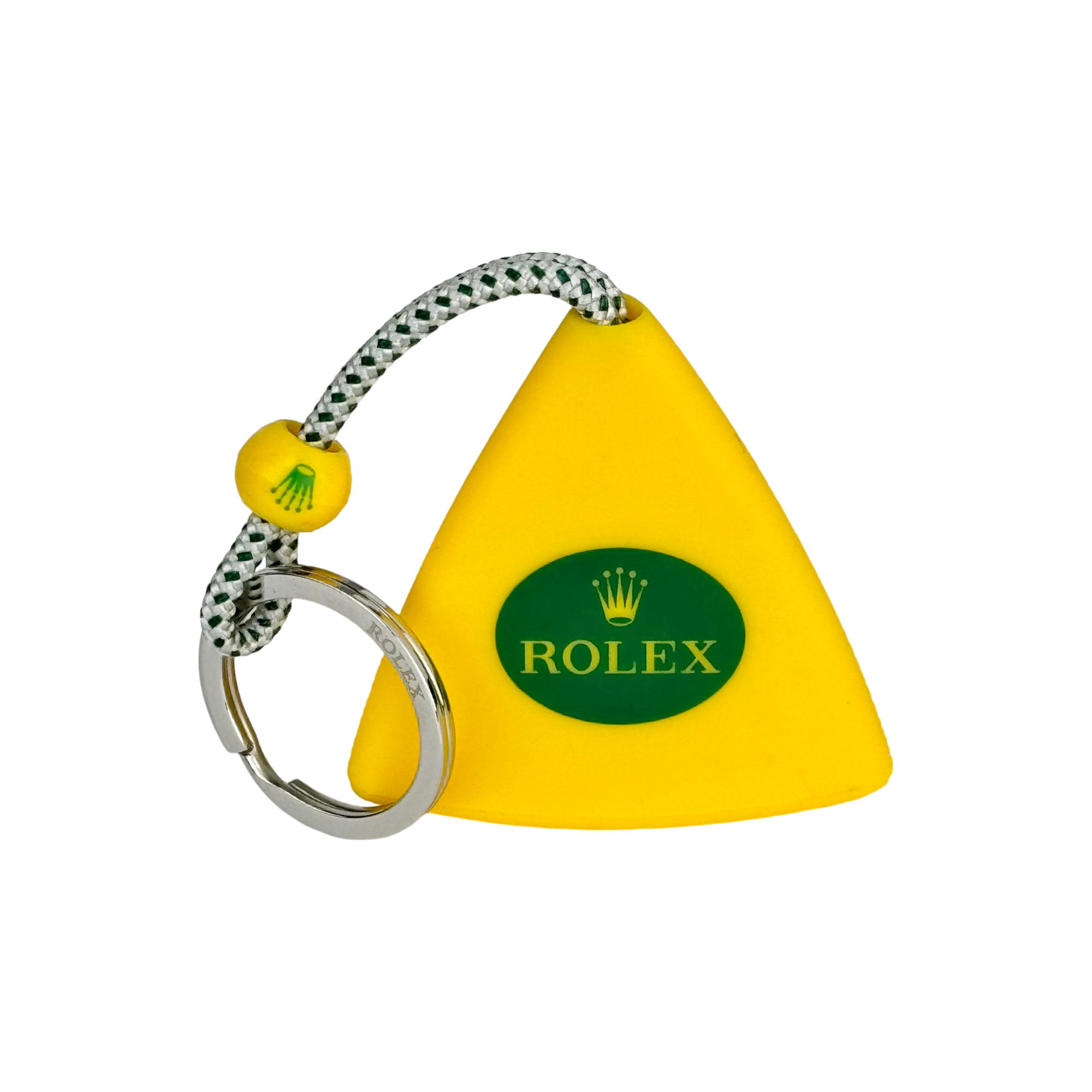 Rolex Schlüsselanhänger Anhänger Boje Gelb keyring keychain key holder buoy