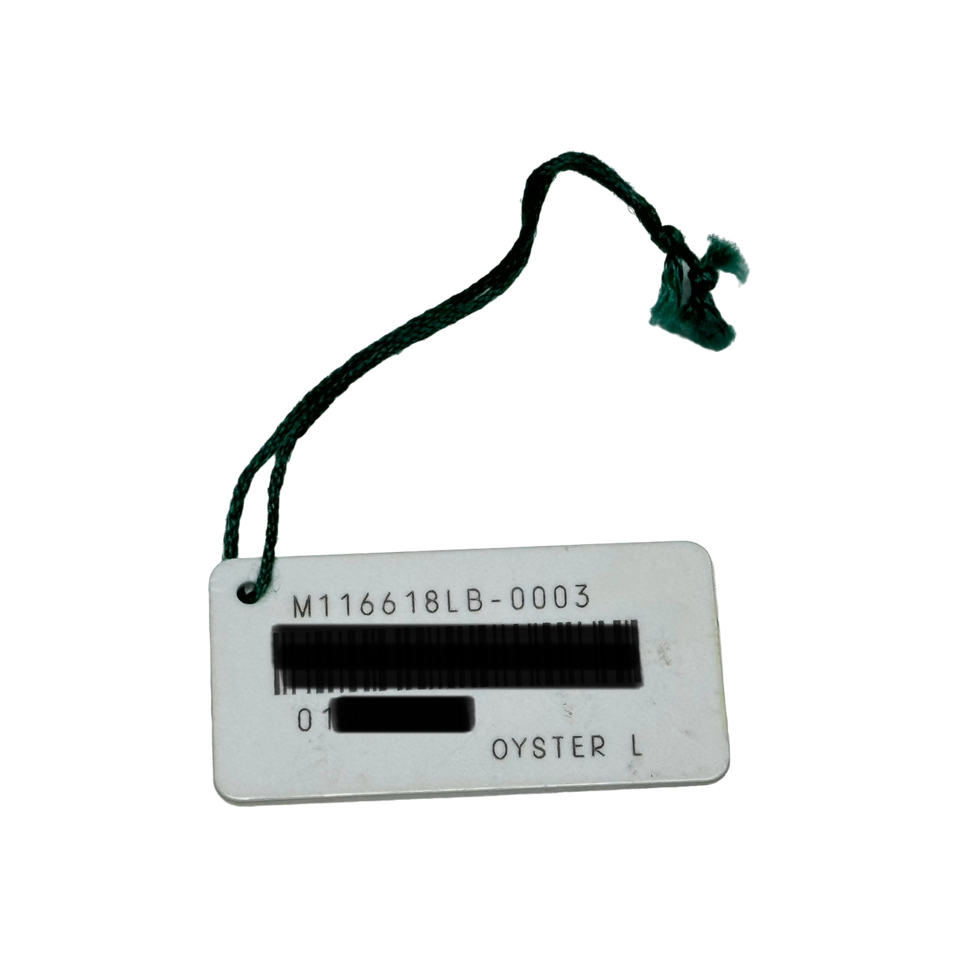Rolex Submariner Date Ref. M116618LB-0003 Hang Tag Weiß