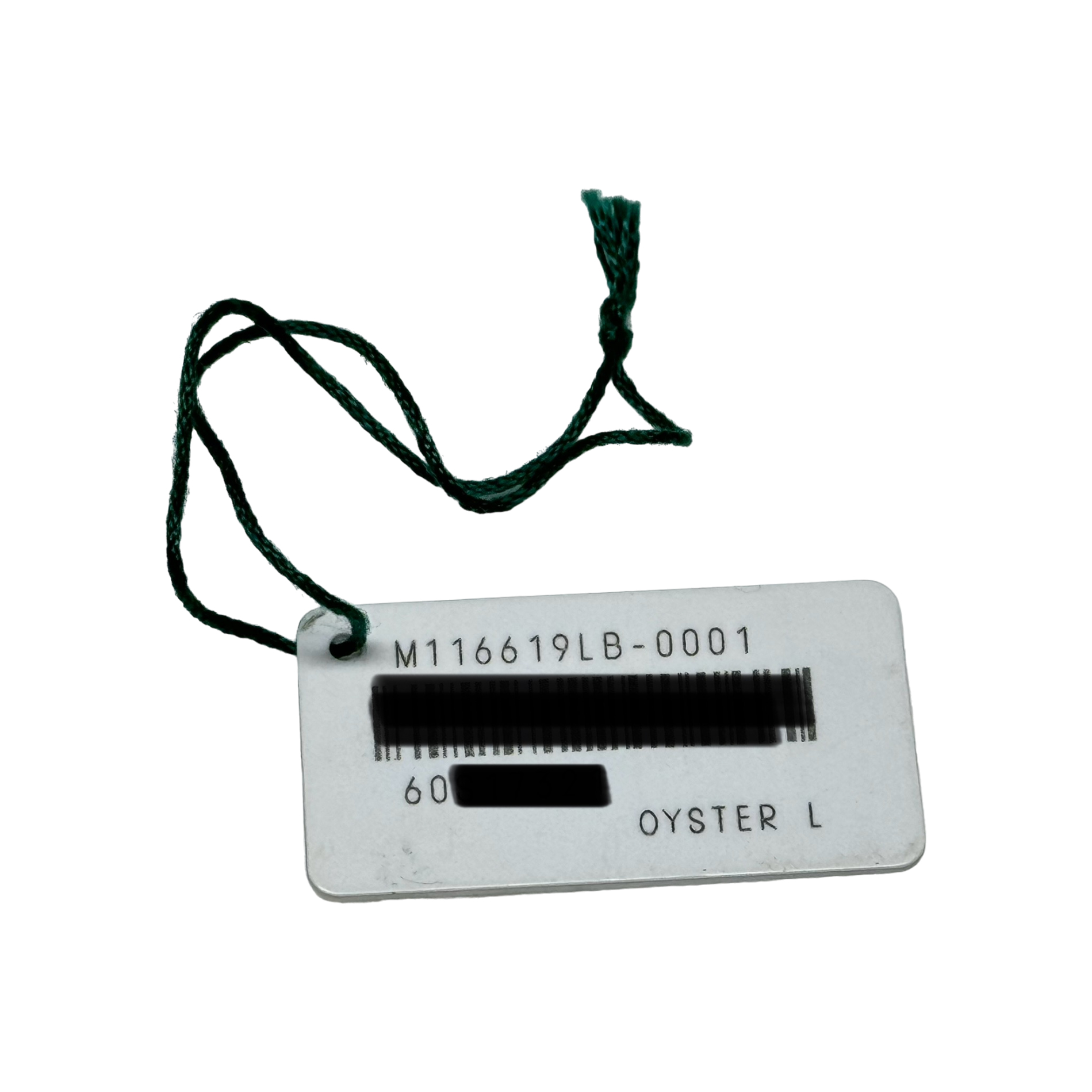 Rolex Submariner Date Ref. M116619LB-0001 Hang Tag Weiß