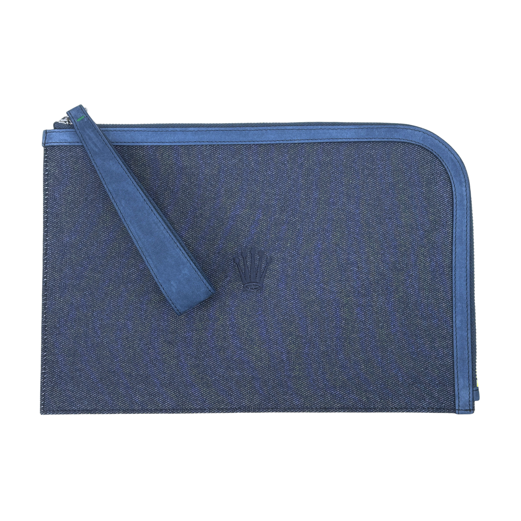 Rolex Tasche Handtasche Tablettasche Beutel Blau purse bag blue