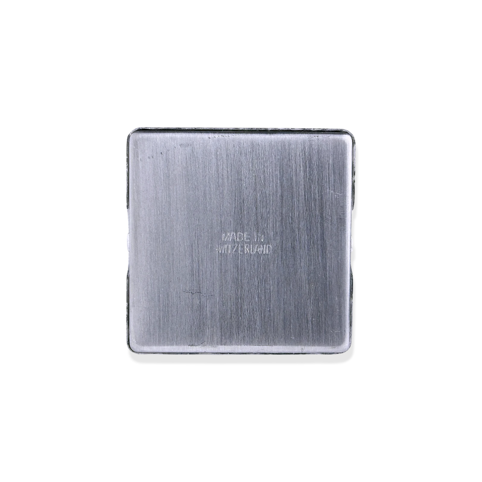 Rolex Vintage Aluminiumbehälter, Aluminiumdose, Schachtel 44x44 mm