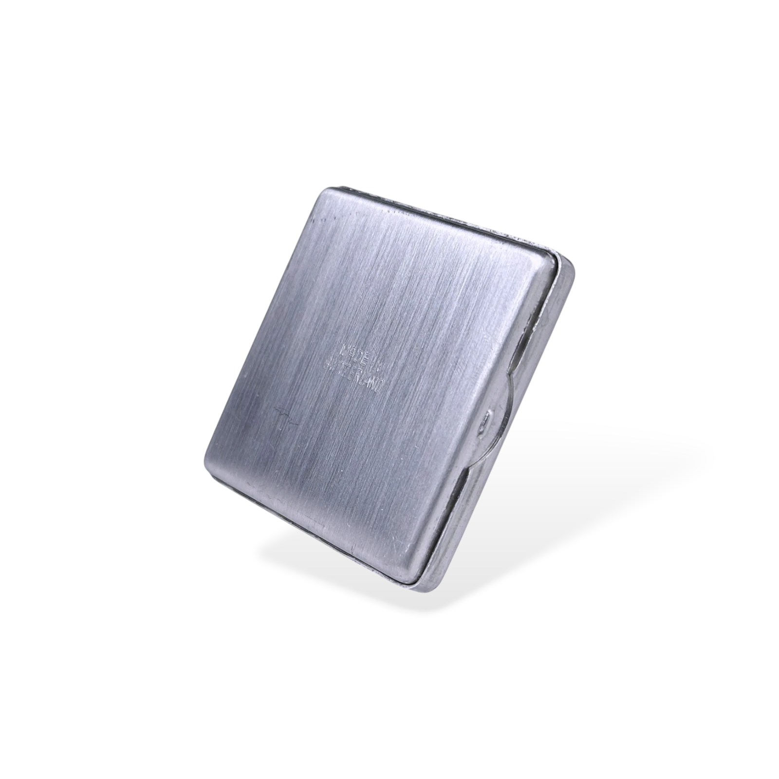 Rolex Vintage Aluminiumbehälter, Aluminiumdose, Schachtel 44x44 mm