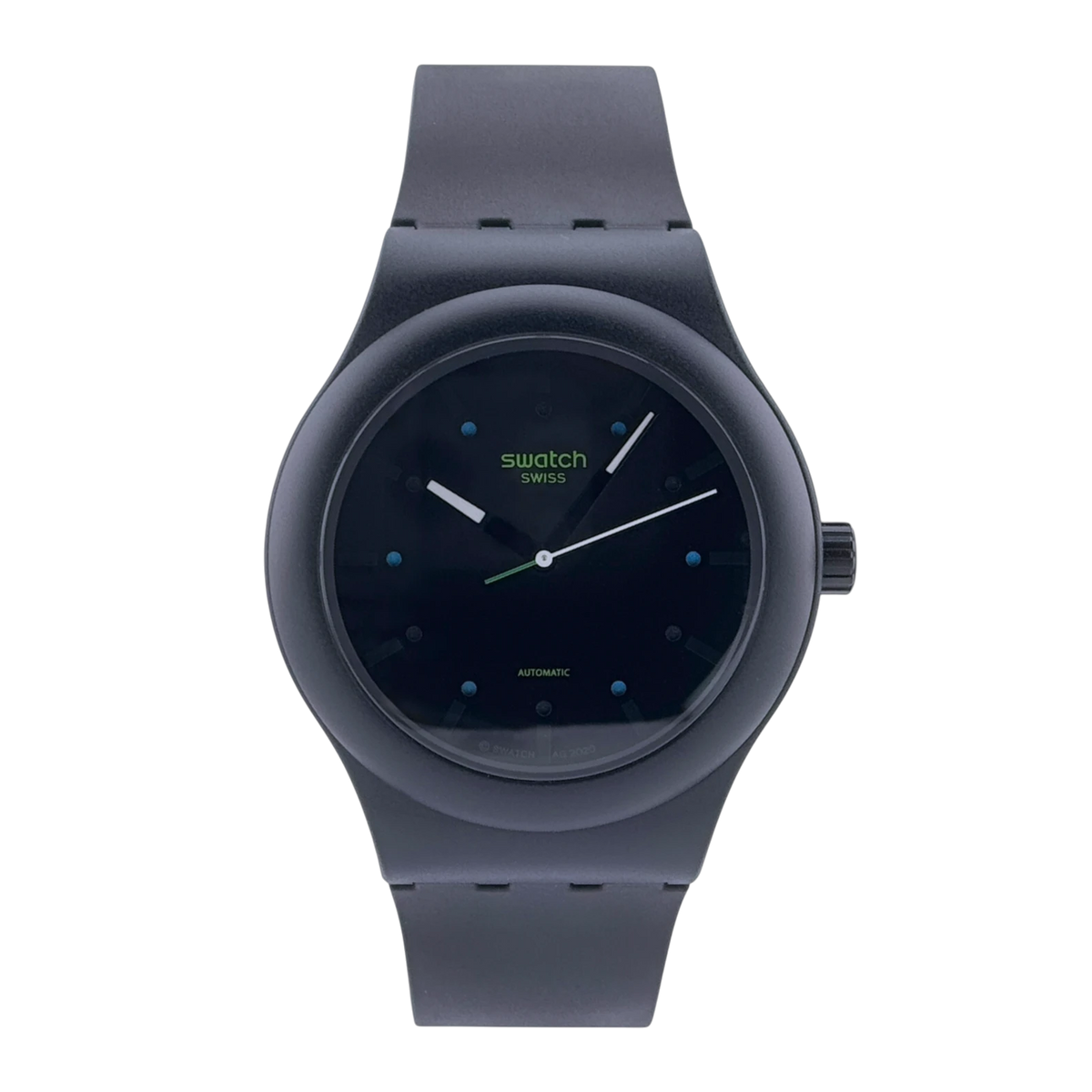 Swatch SISTEM51 AM51 Automatik Armbanduhr Herrenuhr Schwarz 42 mm Ref. SO30B400