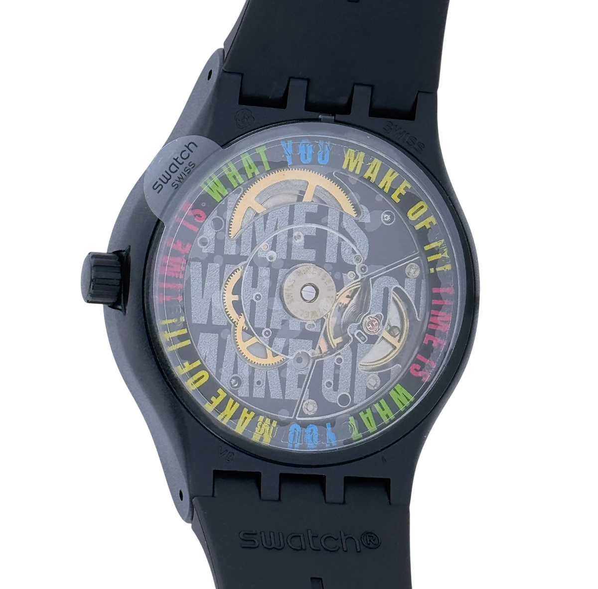 Swatch SISTEM51 AM51 Automatik Armbanduhr Herrenuhr Schwarz 42 mm Ref. SO30B400
