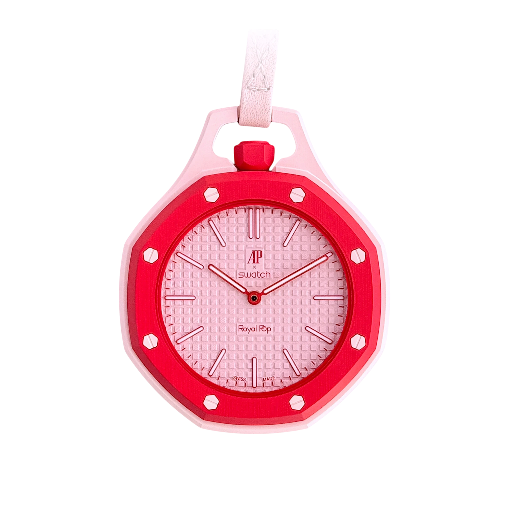 Swatch X Audemars Piguet Royal Pop OTTO ROSSO Mechanische Taschenuhr SSX03R100N