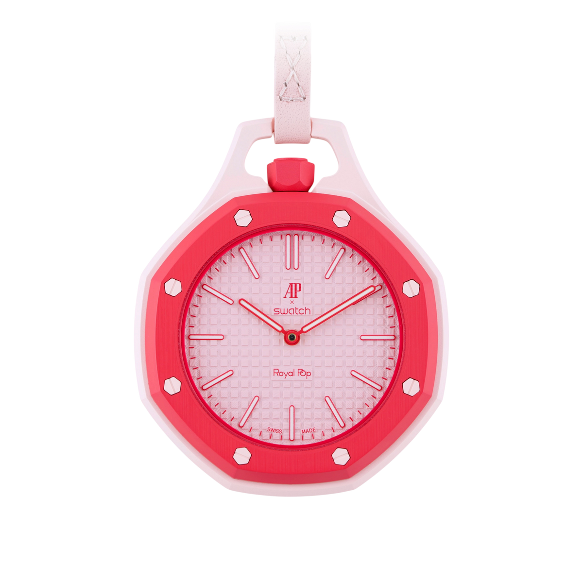 Swatch X Audemars Piguet Royal Pop OTTO ROSSO Mechanische Taschenuhr SSX03R100N