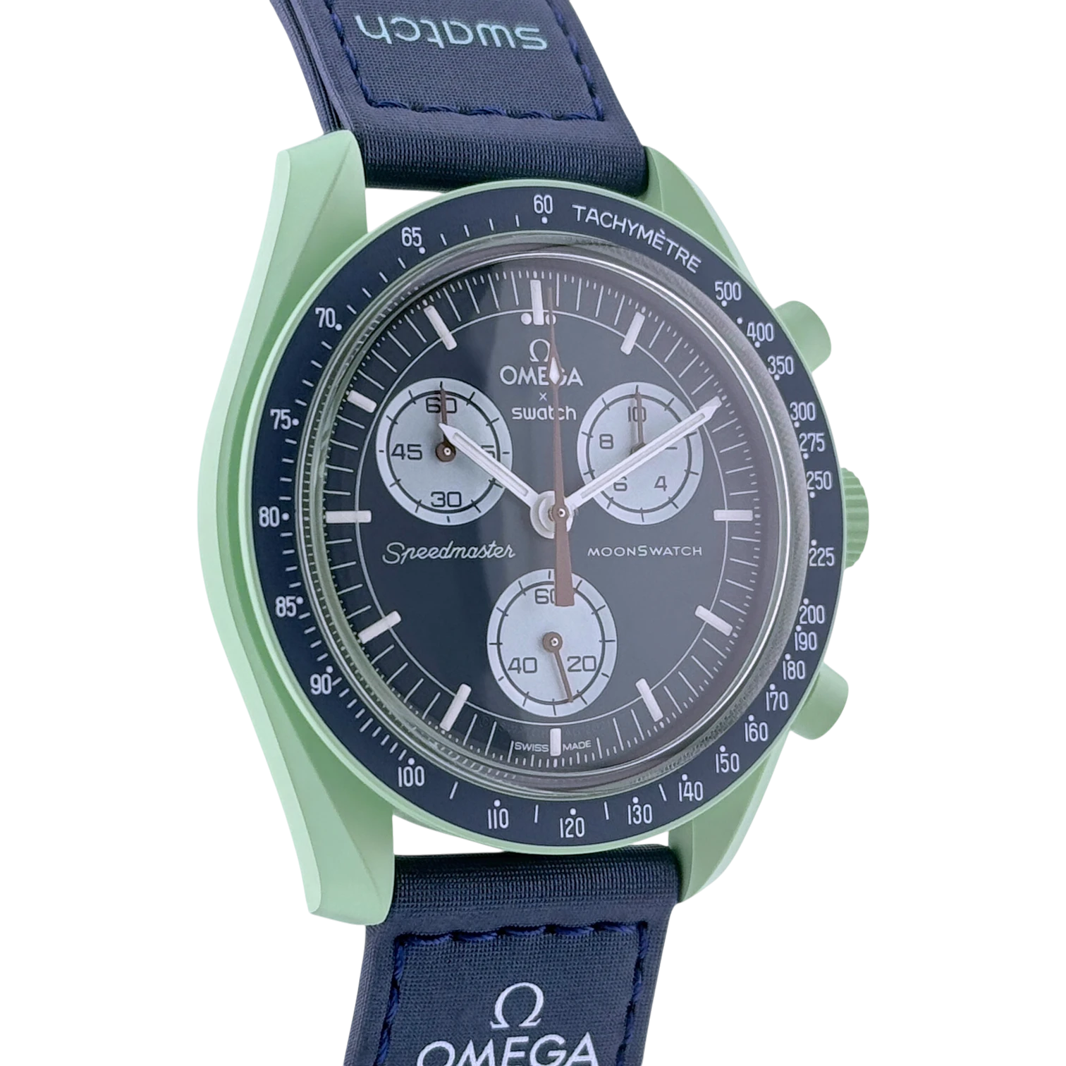 Swatch X Omega MoonSwatch Mission on Earth Herren Armbanduhr 42 mm Ref. SO33G100
