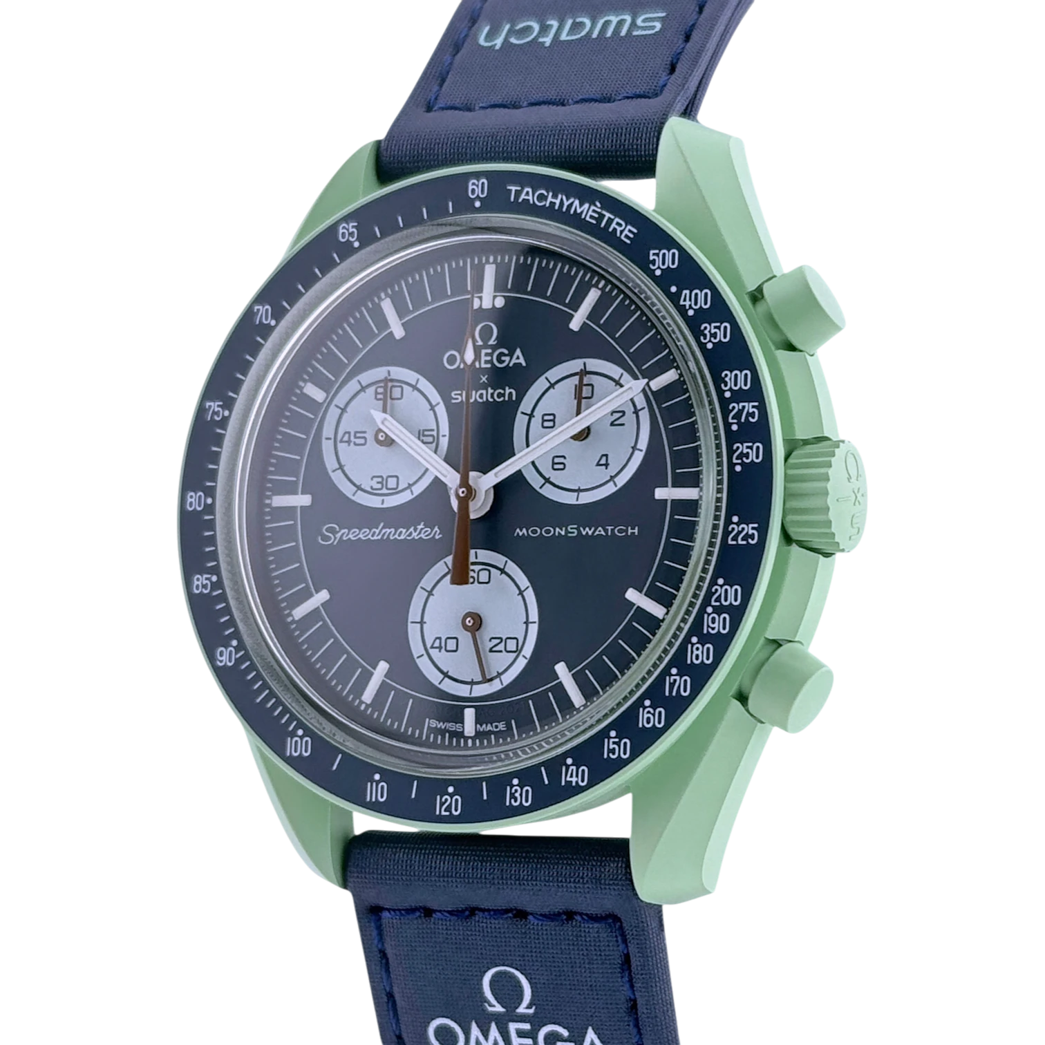 Swatch X Omega MoonSwatch Mission on Earth Herren Armbanduhr 42 mm Ref. SO33G100