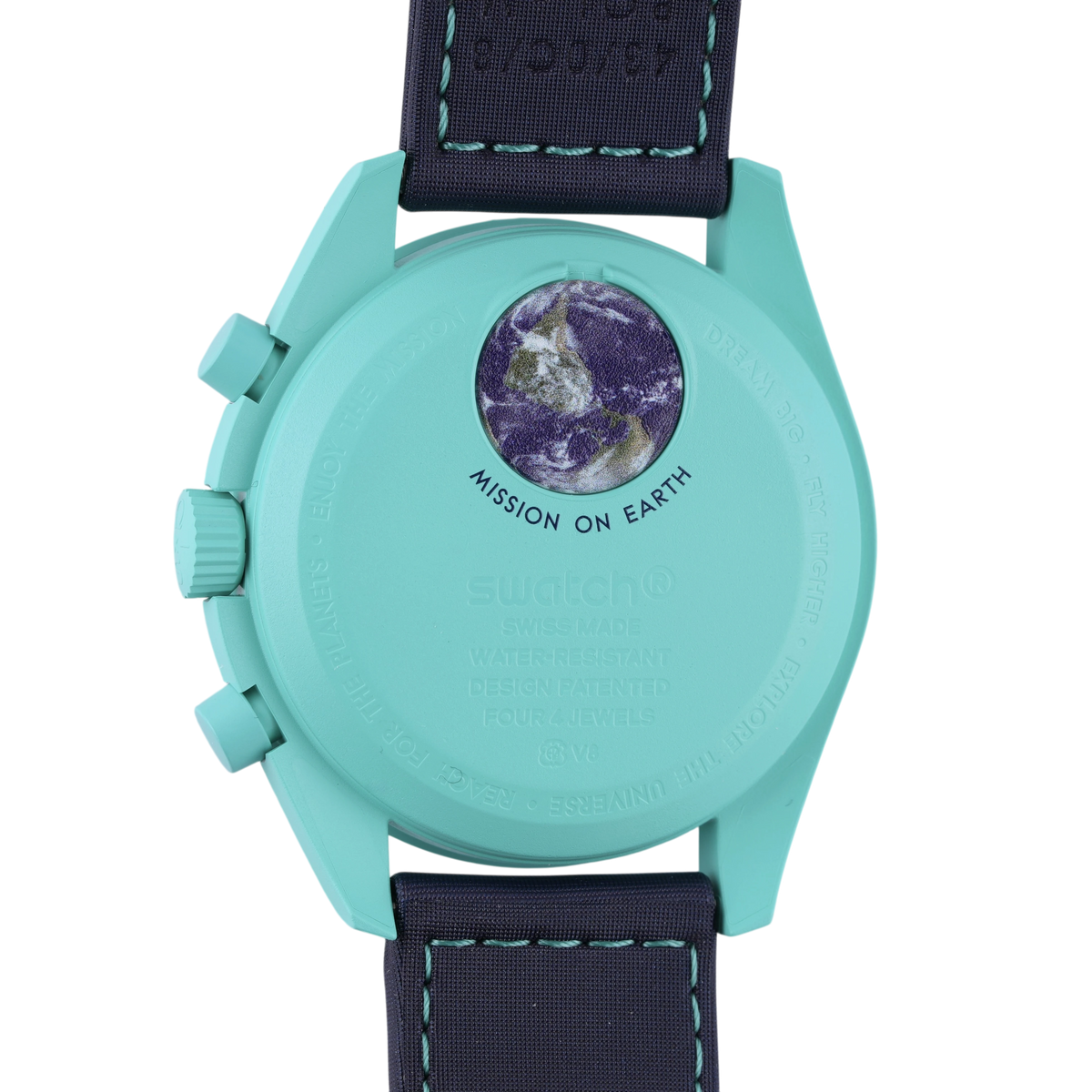 Swatch X Omega MoonSwatch Mission on Earth Polar Lights Armbanduhr Ref. SO33L103