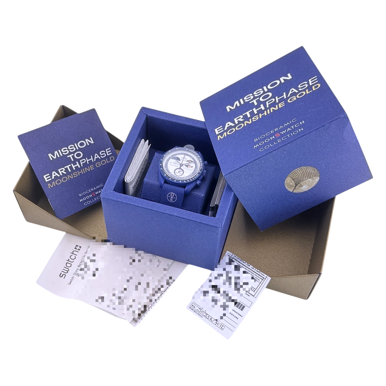 Swatch X Omega MoonSwatch Mission to Earthphase Sturgeon Moon "Snoopy" SO33N701L