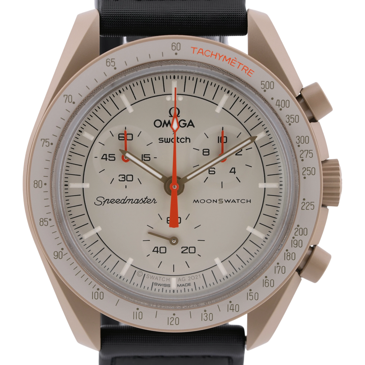 Swatch X Omega MoonSwatch Mission to Jupiter Armbanduhr 42 mm Ref. SO33C100