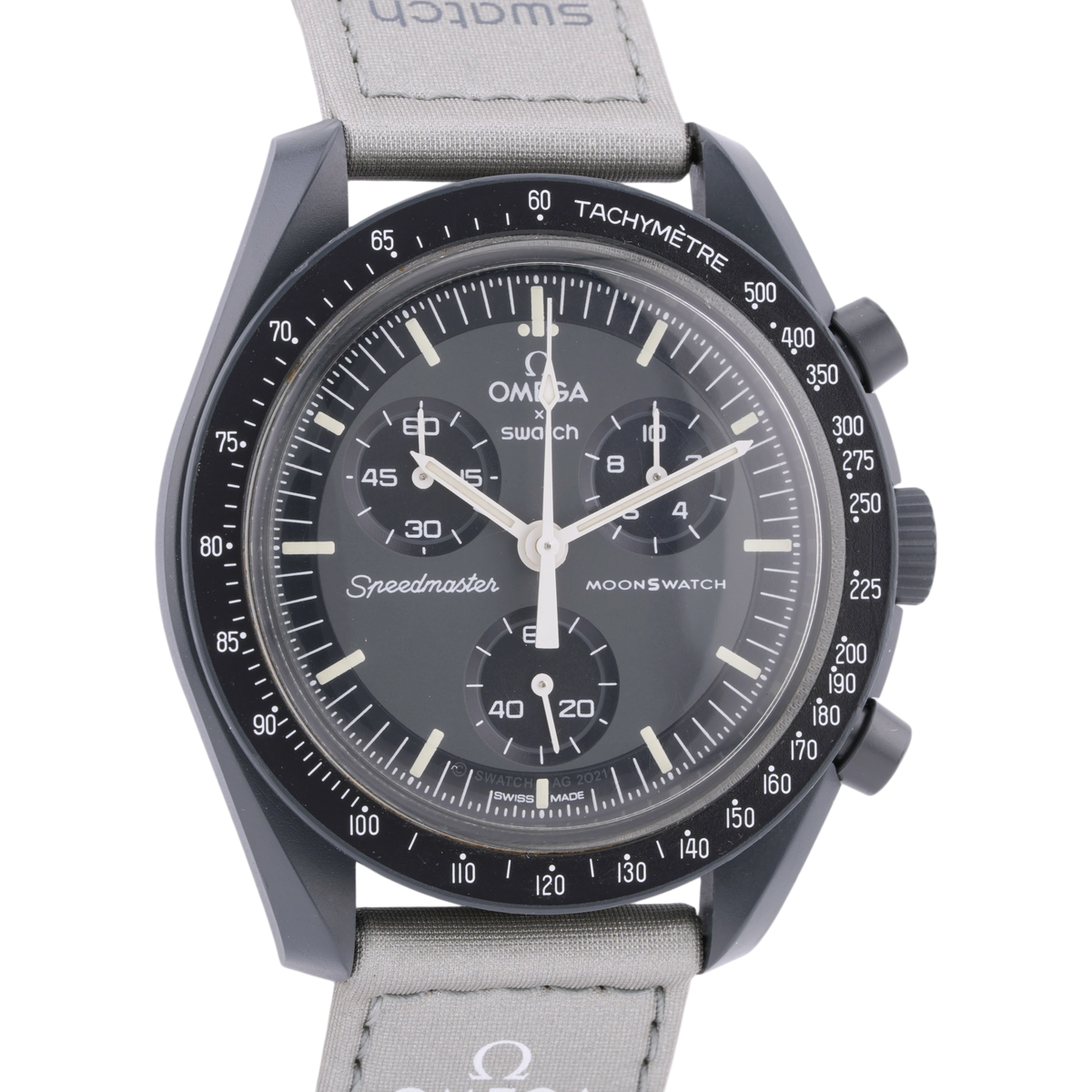 Swatch X Omega MoonSwatch Mission to Mercury Armbanduhr 42 mm SO33A100