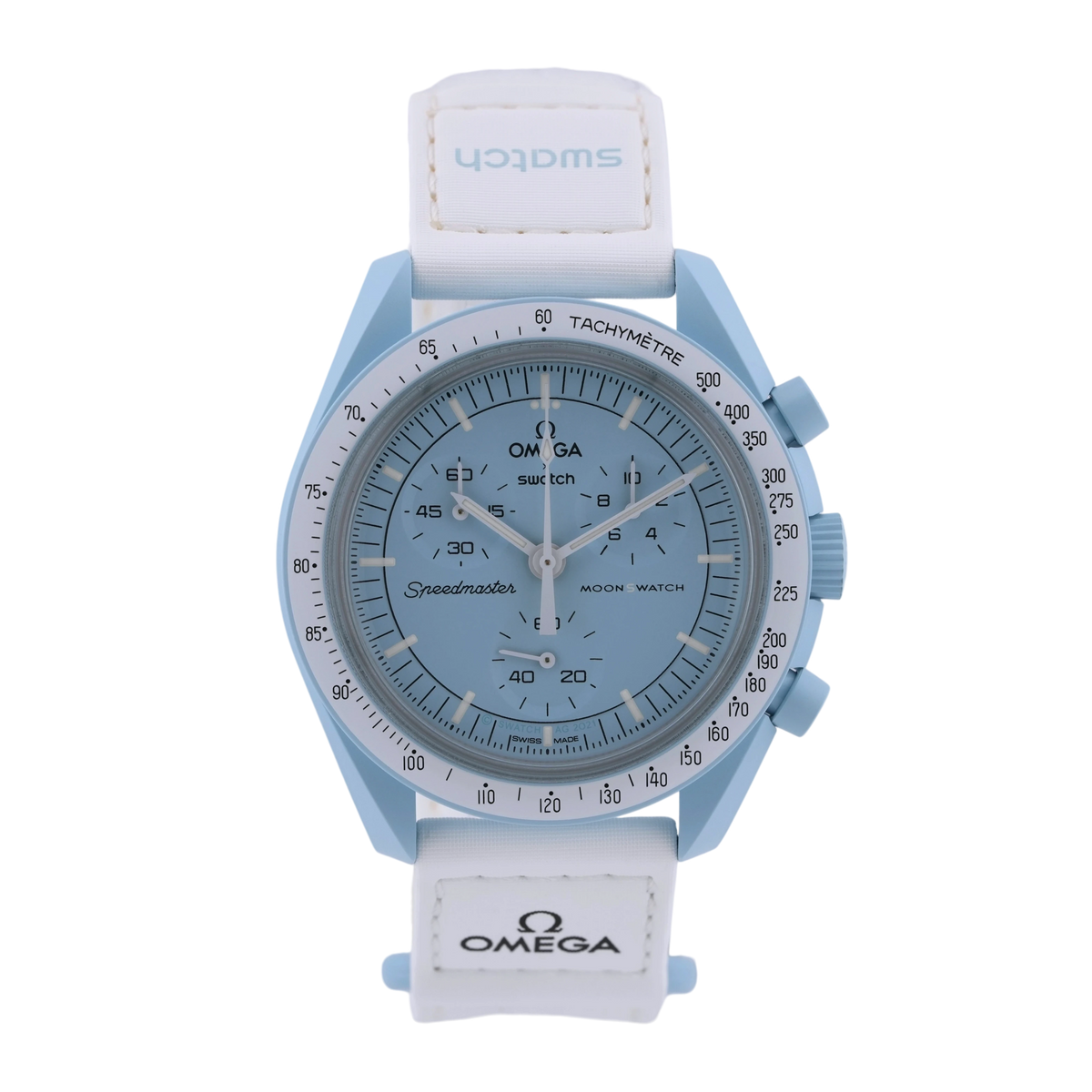 Swatch X Omega MoonSwatch Mission to Uranus Armbanduhr 42 mm Ref. SO33L100