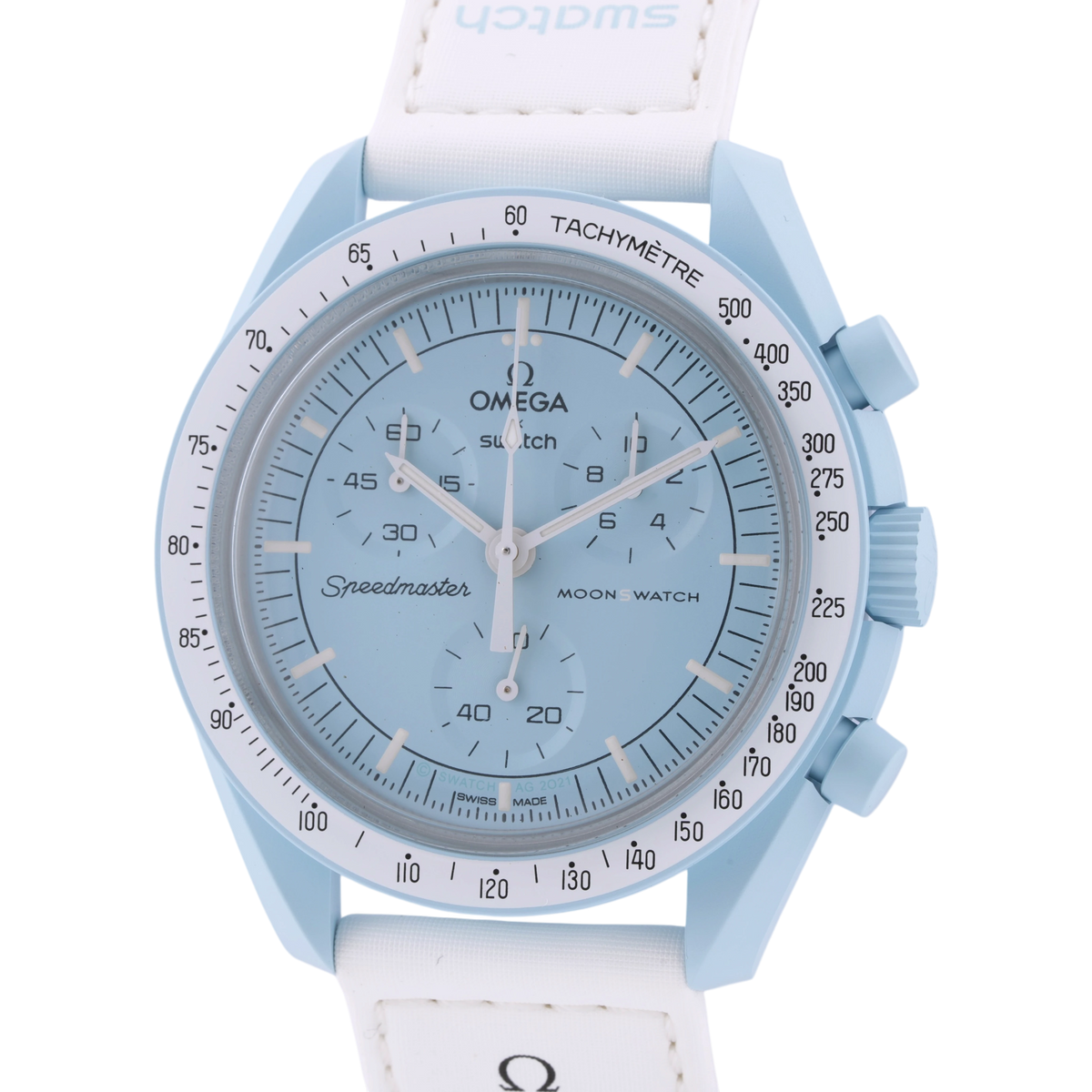 Swatch X Omega MoonSwatch Mission to Uranus Armbanduhr 42 mm SO33L100