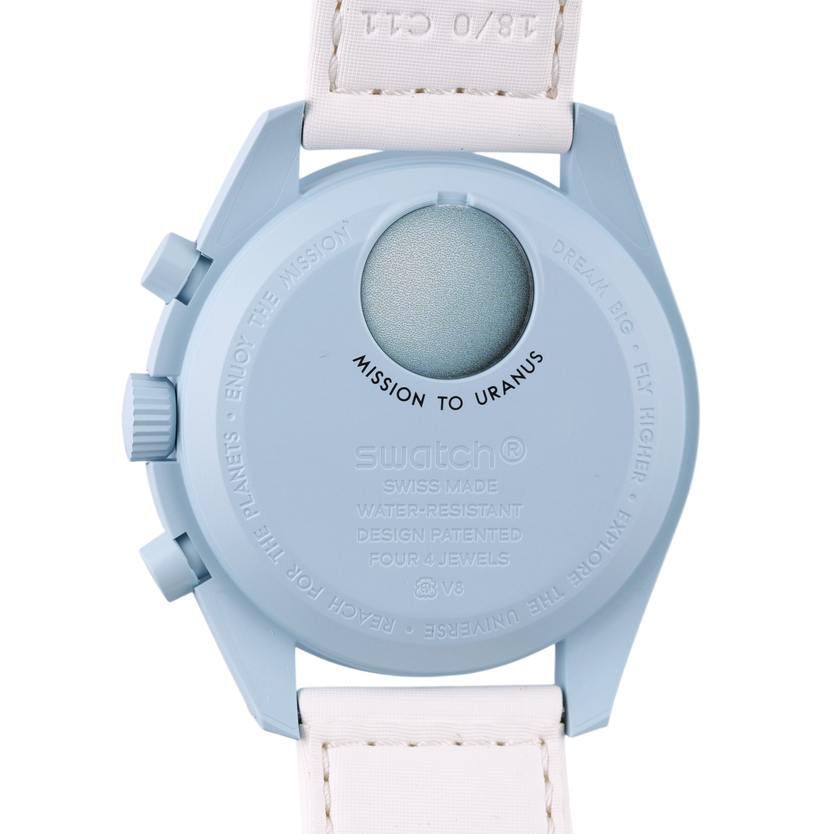 Swatch X Omega MoonSwatch Mission to Uranus Armbanduhr 42 mm SO33L100