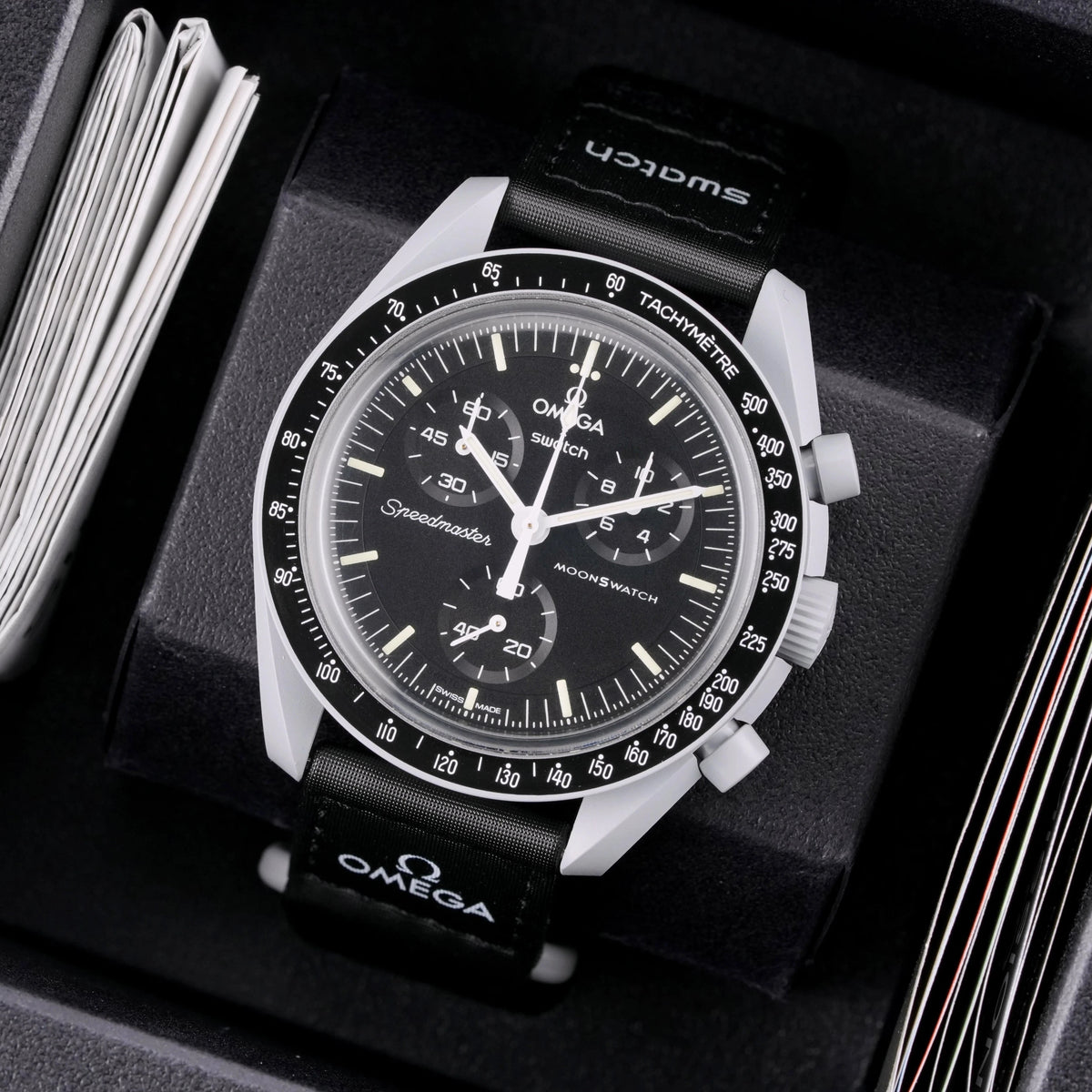 Swatch X Omega MoonSwatch Mission to the Moon Armbanduhr 42 mm SO33M100
