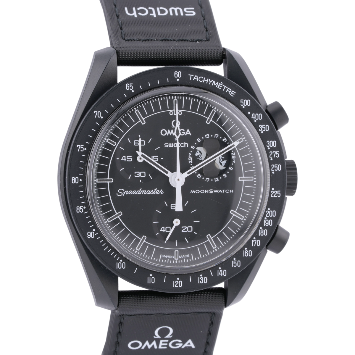 Swatch X Omega MoonSwatch Mission to the Moonphase New Moon SO33B700