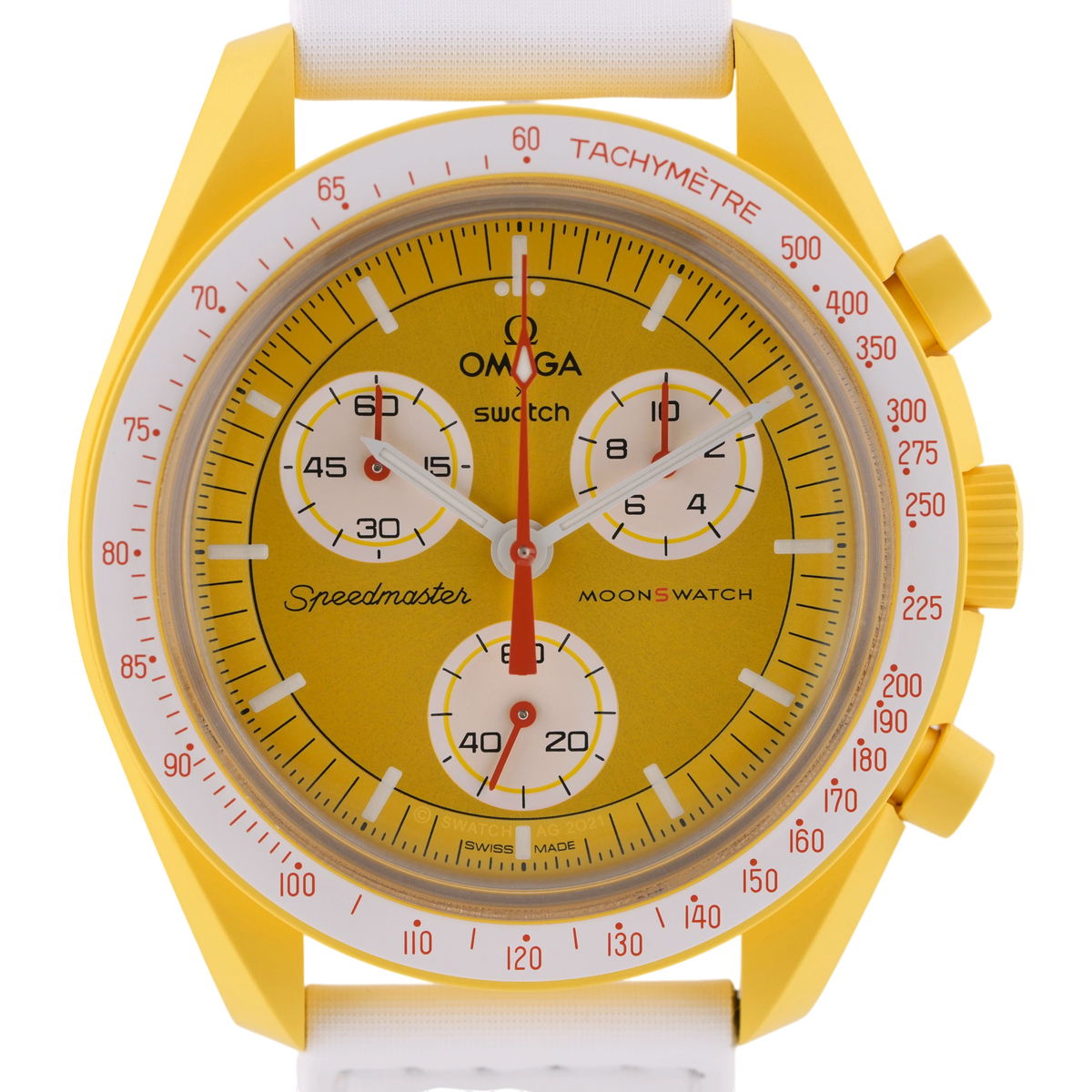 Swatch X Omega MoonSwatch Mission to the Sun Armbanduhr 42 mm Ref. SO33J100