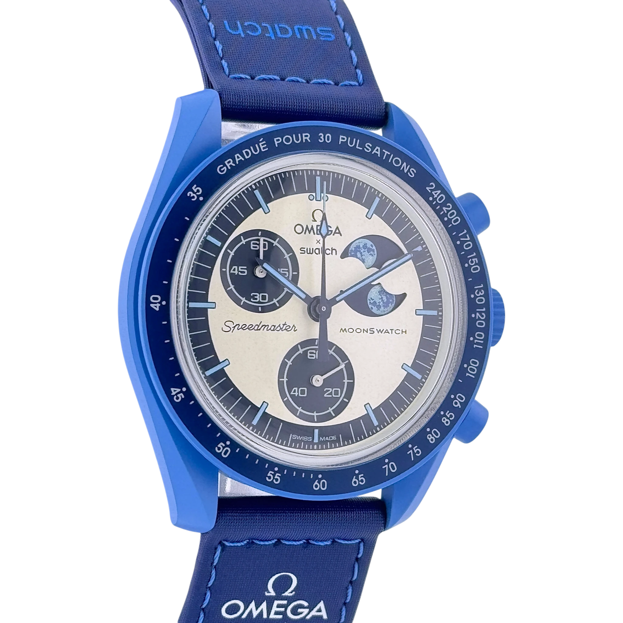 Swatch X Omega MoonSwatch Mission to the Super Blue Moonphase Ref. SO33N700