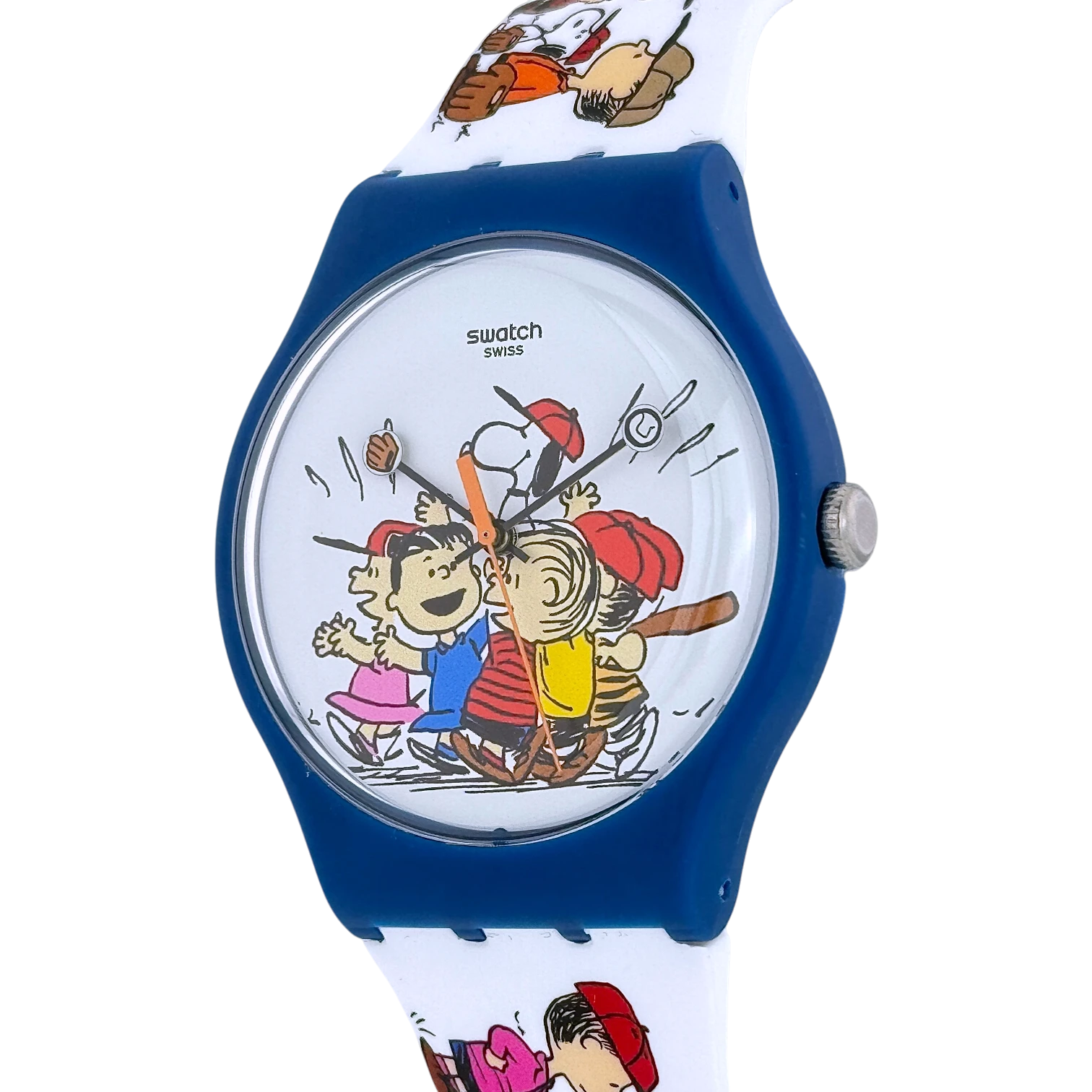 Swatch X Peanuts First Base Herren Armbanduhr 41 mm Ref. SO29Z107