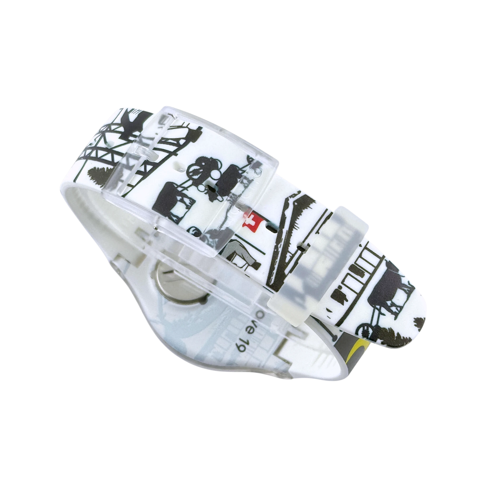 Swatch X You Time to Move 19 limitierte Armbanduhr Skelettiert HSUOK136