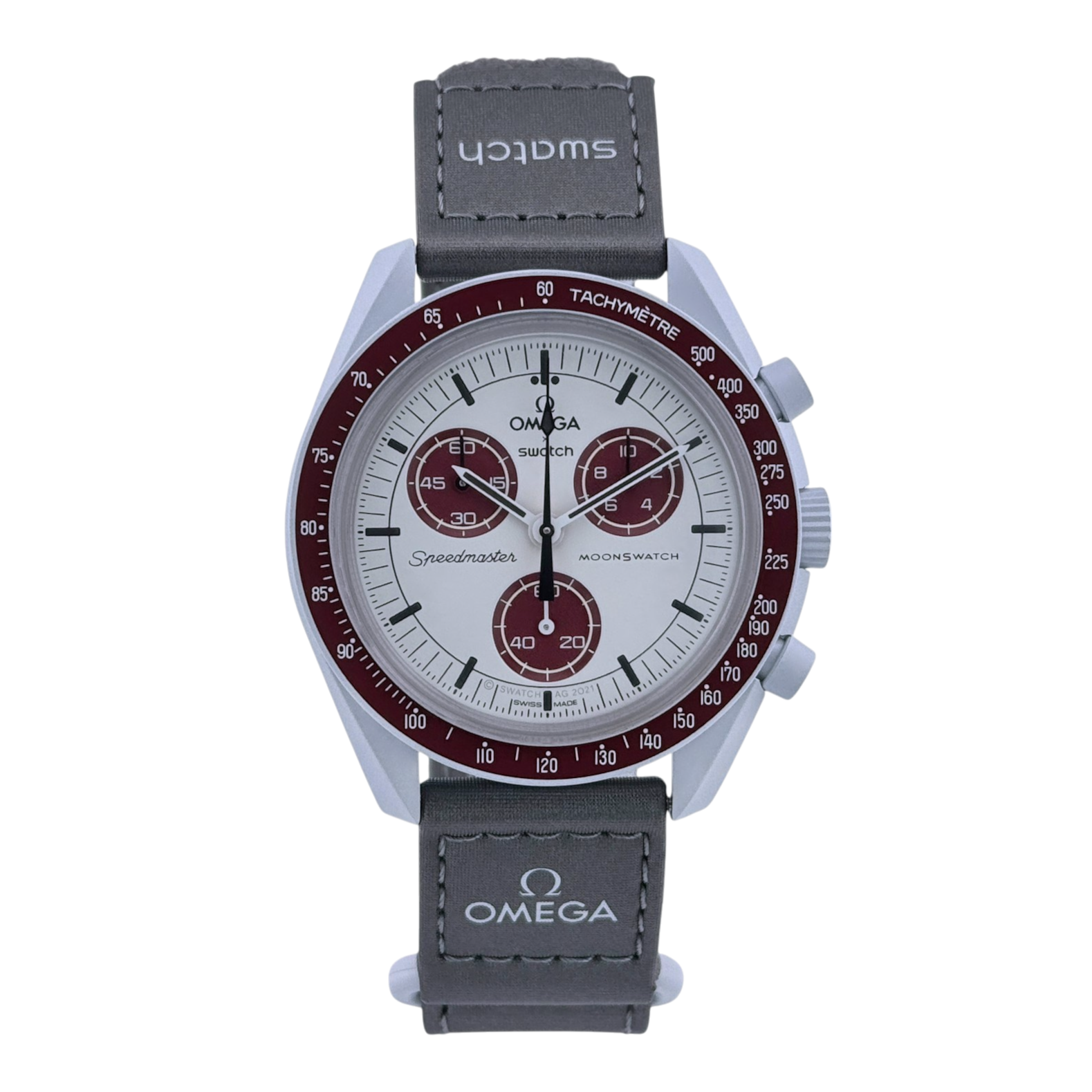 Swatch x Omega MoonSwatch mission to Pluto Armbanduhr 42 mm Ref. SO33M101 