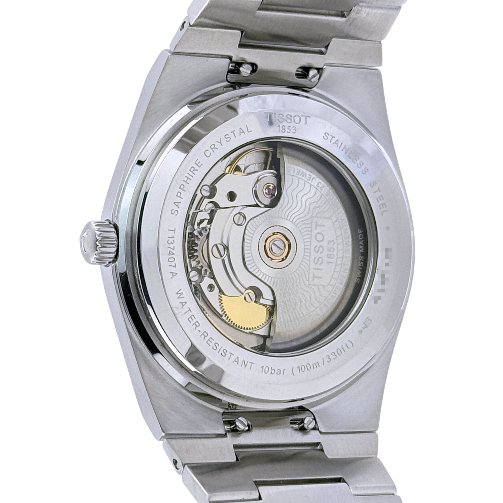 Tissot PRX Powermatic 80 40 Automatik Armbanduhr Edelstahl Eisblau T137407113510