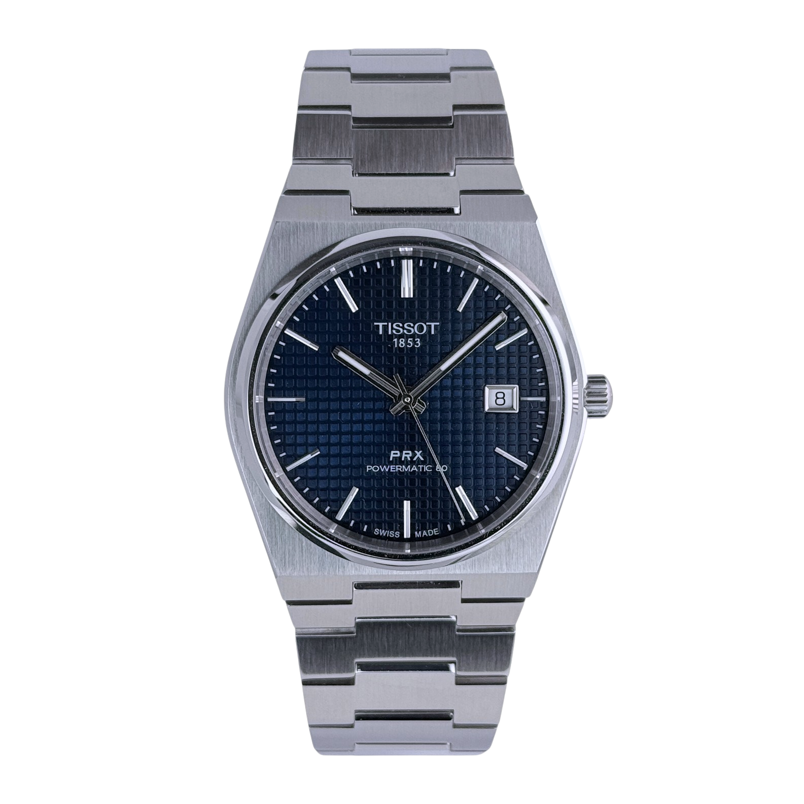 Tissot PRX Powermatic 80 40mm Armbanduhr Automatik Edelstahl Blau T1374071104100