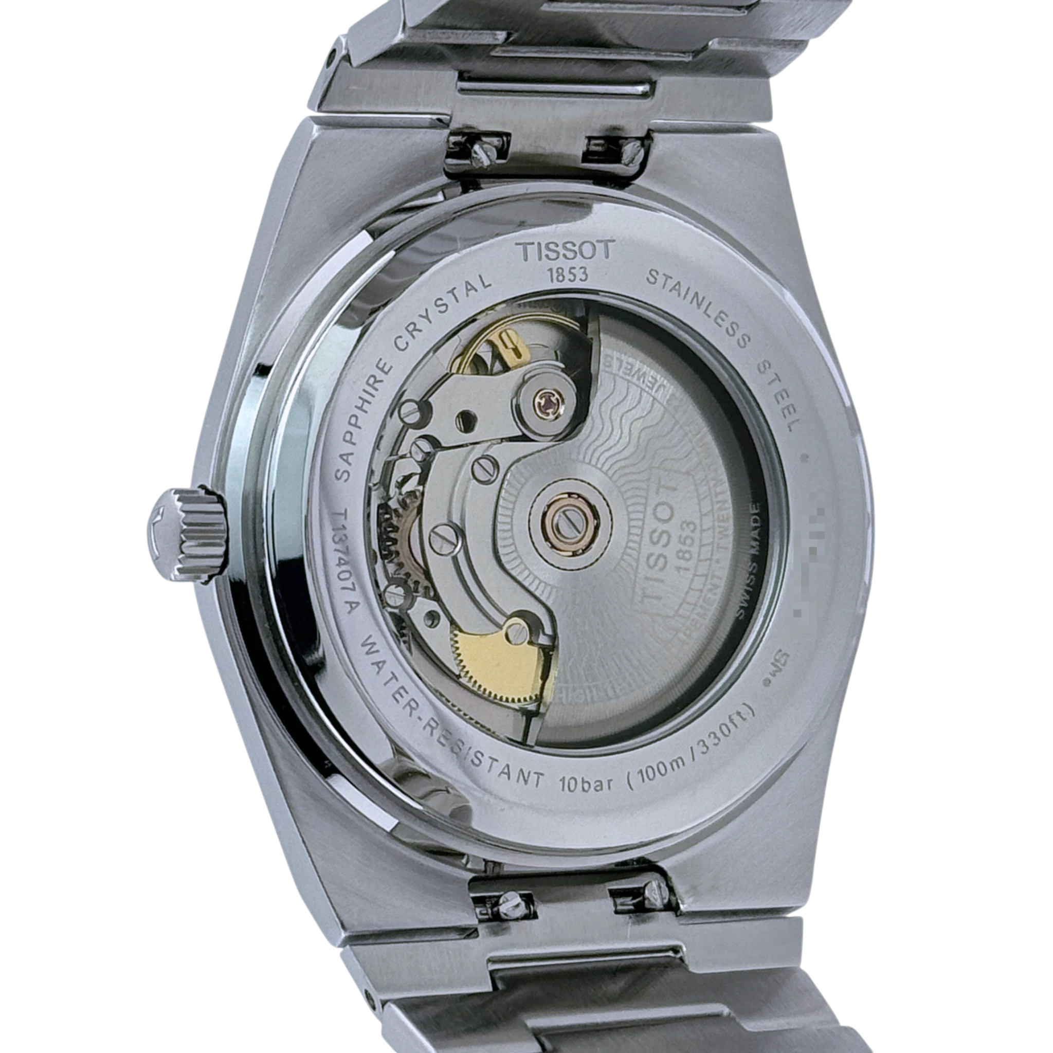 Tissot PRX Powermatic 80 40mm Automatik Armbanduhr Edelstahl Blau T1374071104100