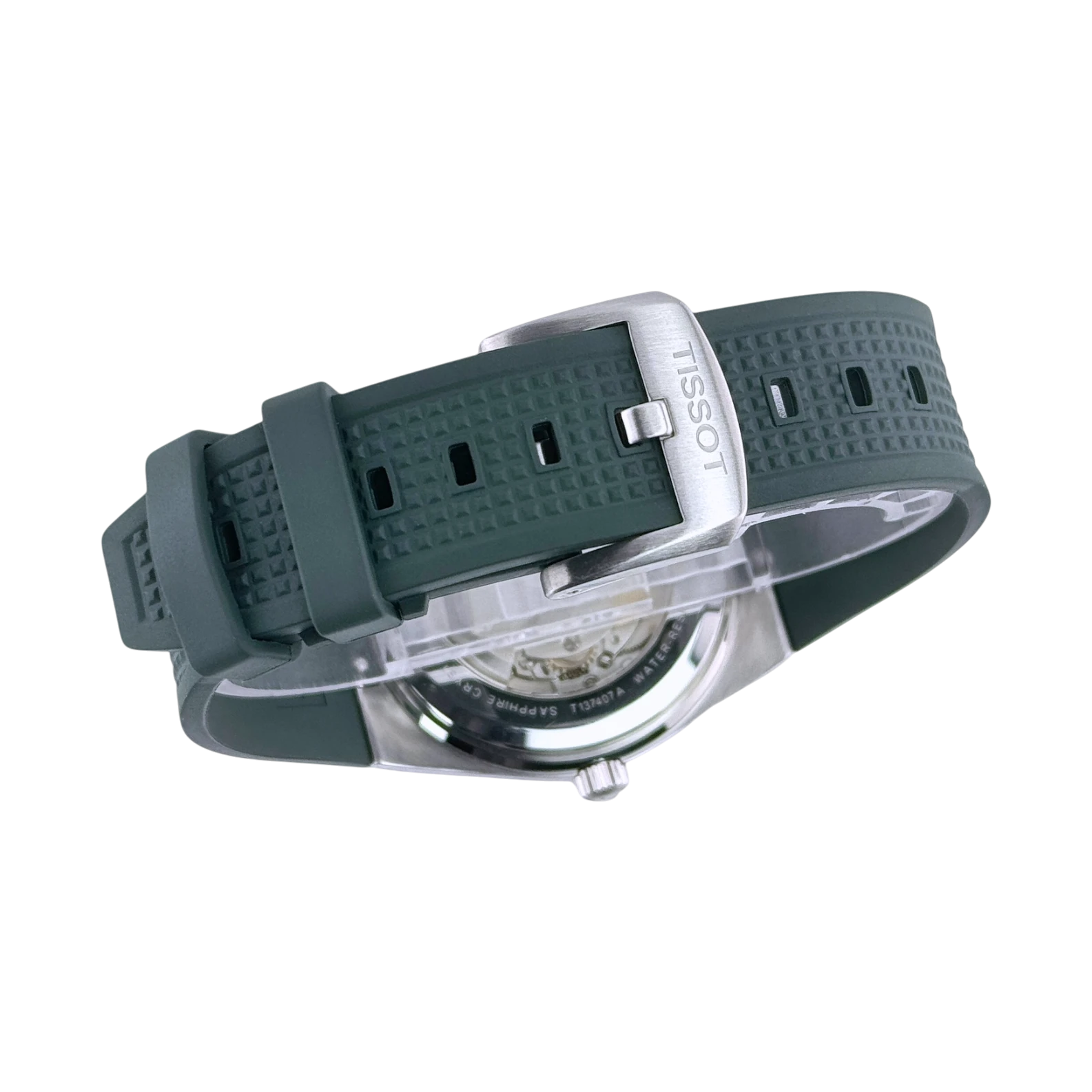 Tissot PRX Powermatic 80 40mm Automatik Armbanduhr Edelstahl Grün T1374071109100