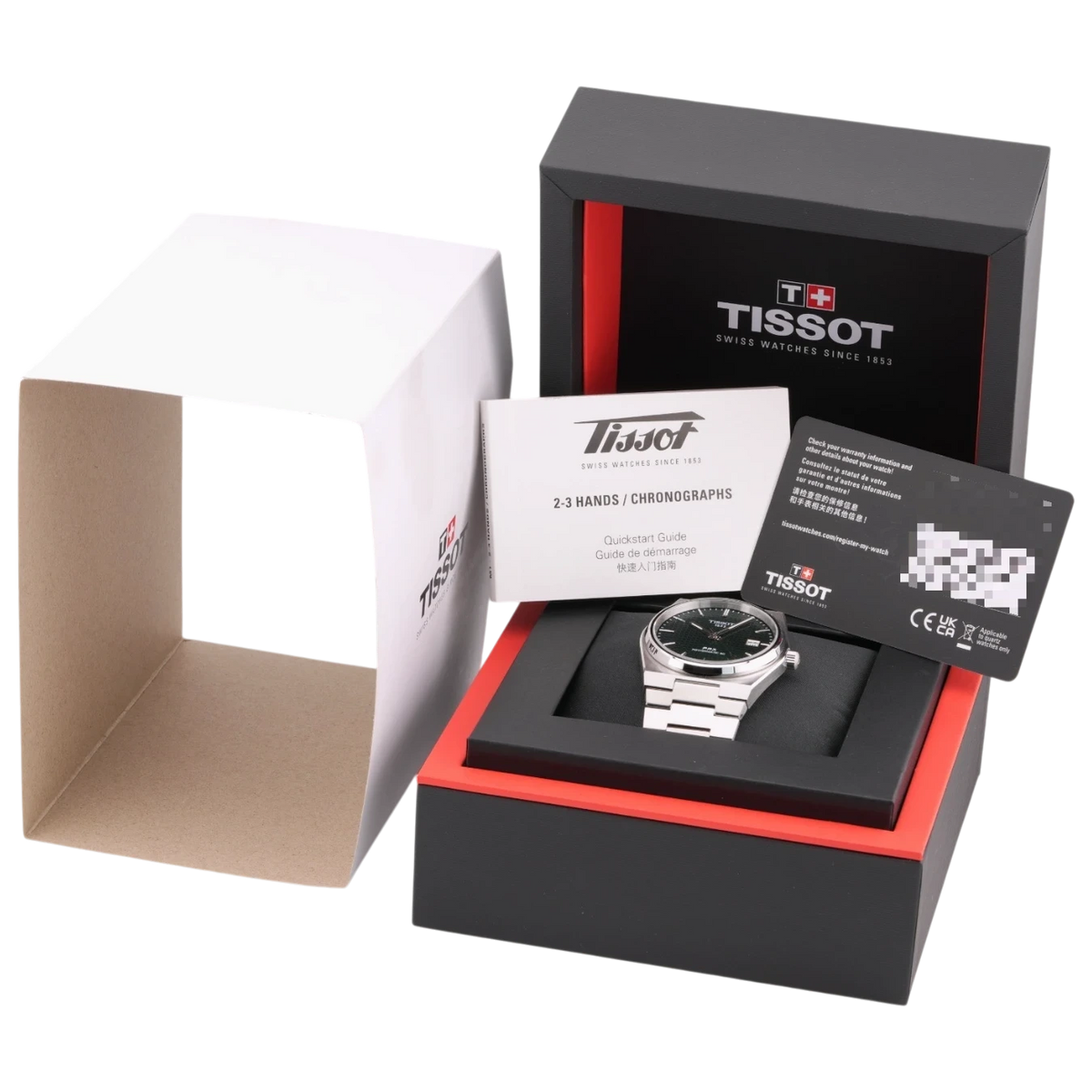 Tissot PRX Powermatic 80 40mm Automatik Armbanduhr Edelstahl Grün T1374071109100