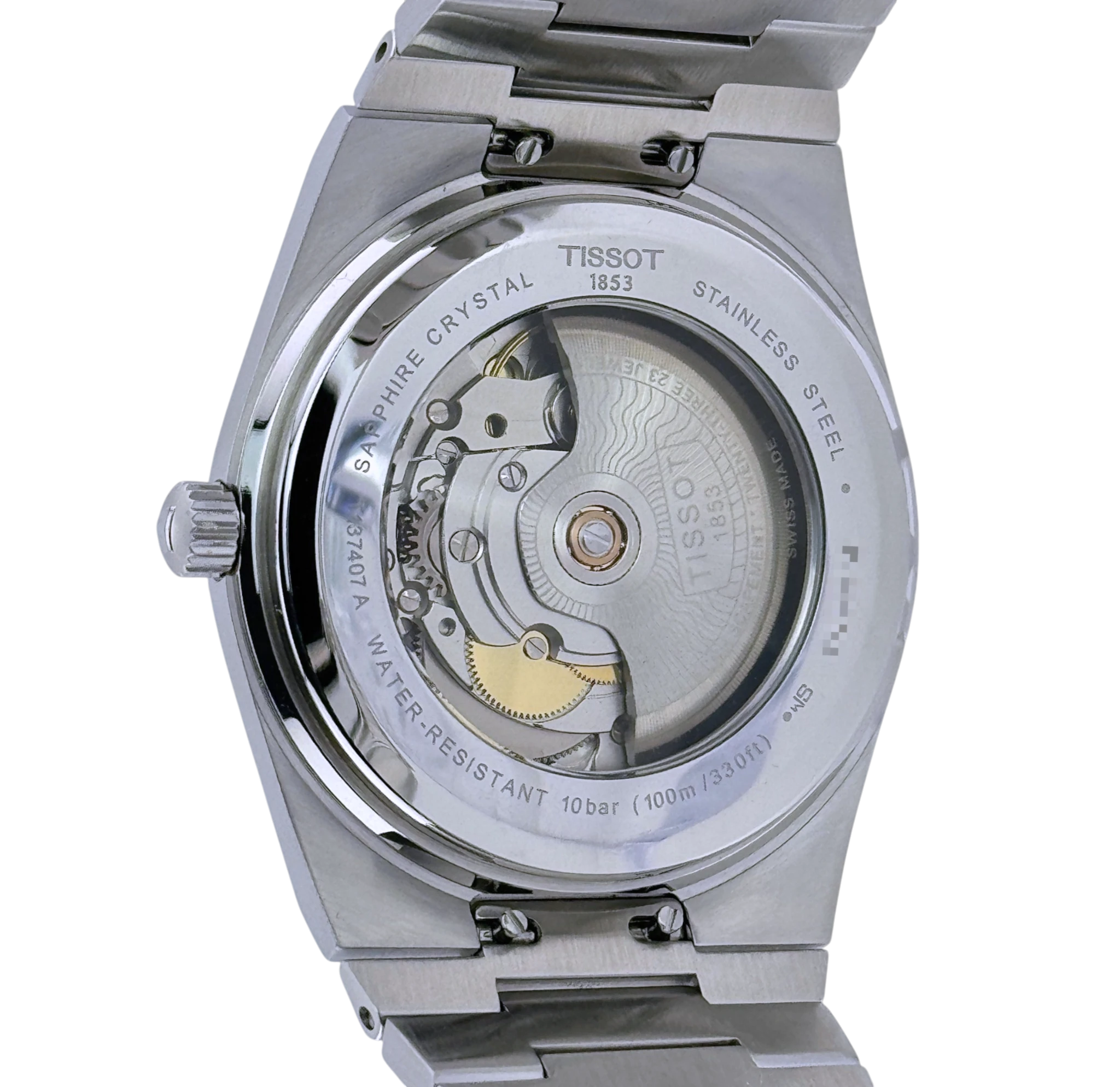 Tissot PRX Powermatic 80 Automatik Armbanduhr Edelstahl Eisblau T1374071135100