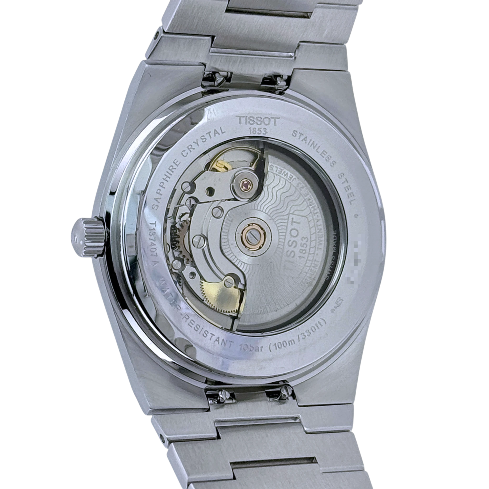 Tissot PRX Powermatic 80 Automatik Armbanduhr Edelstahl Eisblau T1374071135100