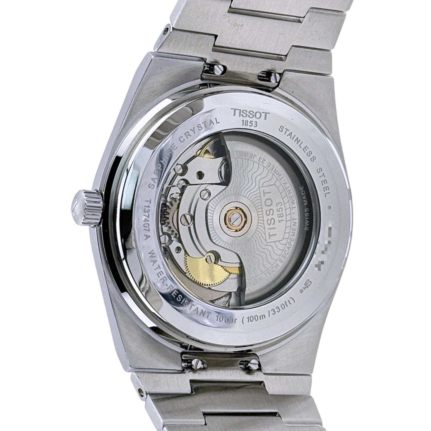 Tissot PRX Powermatic 80 Automatik Armbanduhr Edelstahl Eisblau T1374071135101