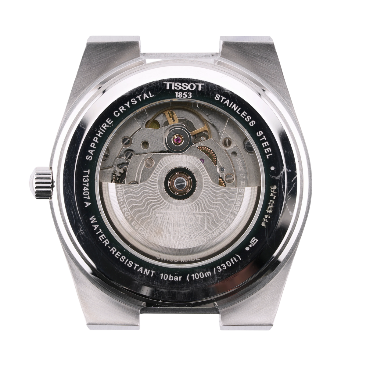Tissot PRX Powermatic 80 Automatik Armbanduhr Edelstahl Schwarz T1374071105100