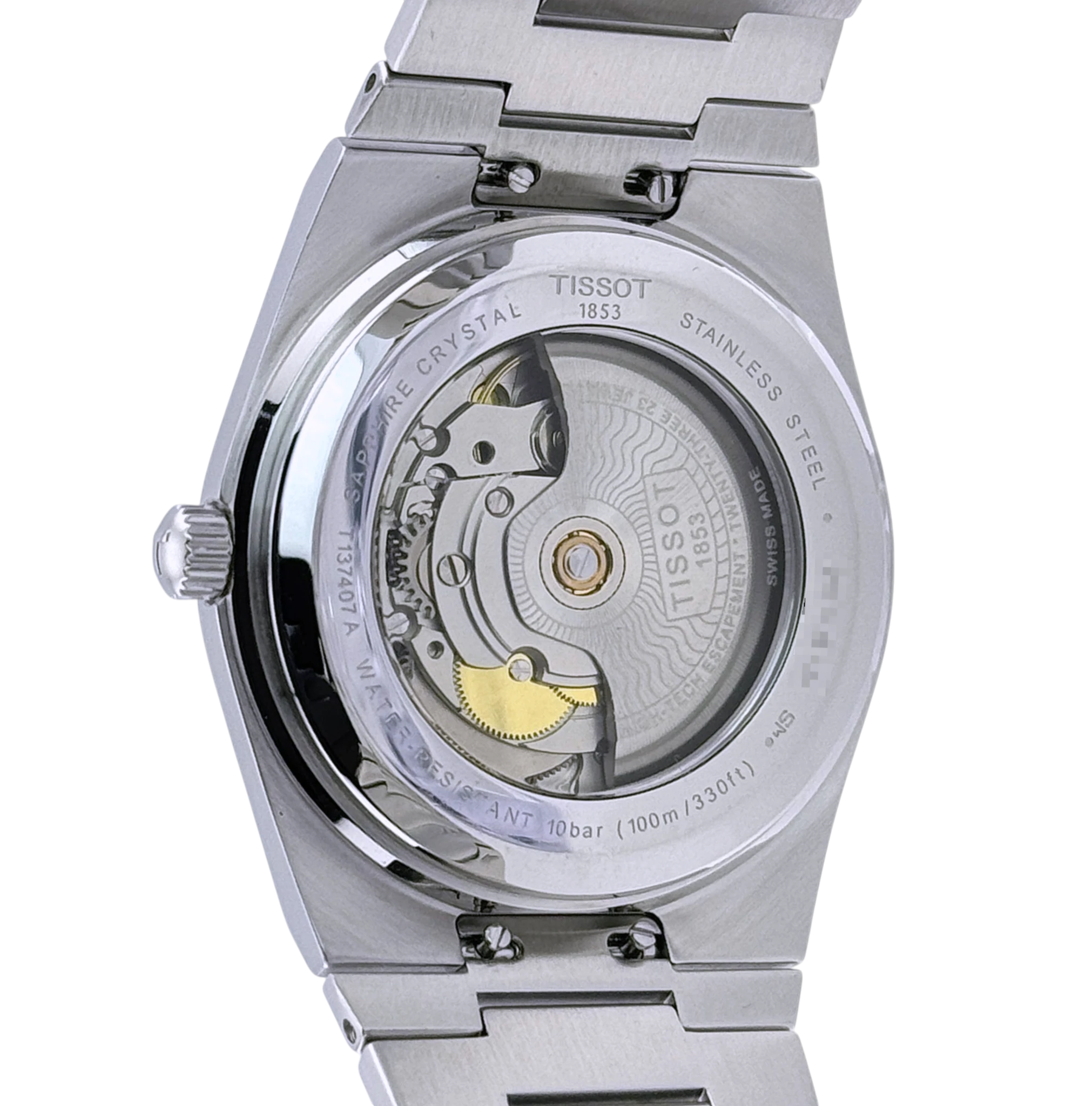 Tissot PRX Powermatic 80 Automatik Armbanduhr Edelstahl Schwarz T1374071105100